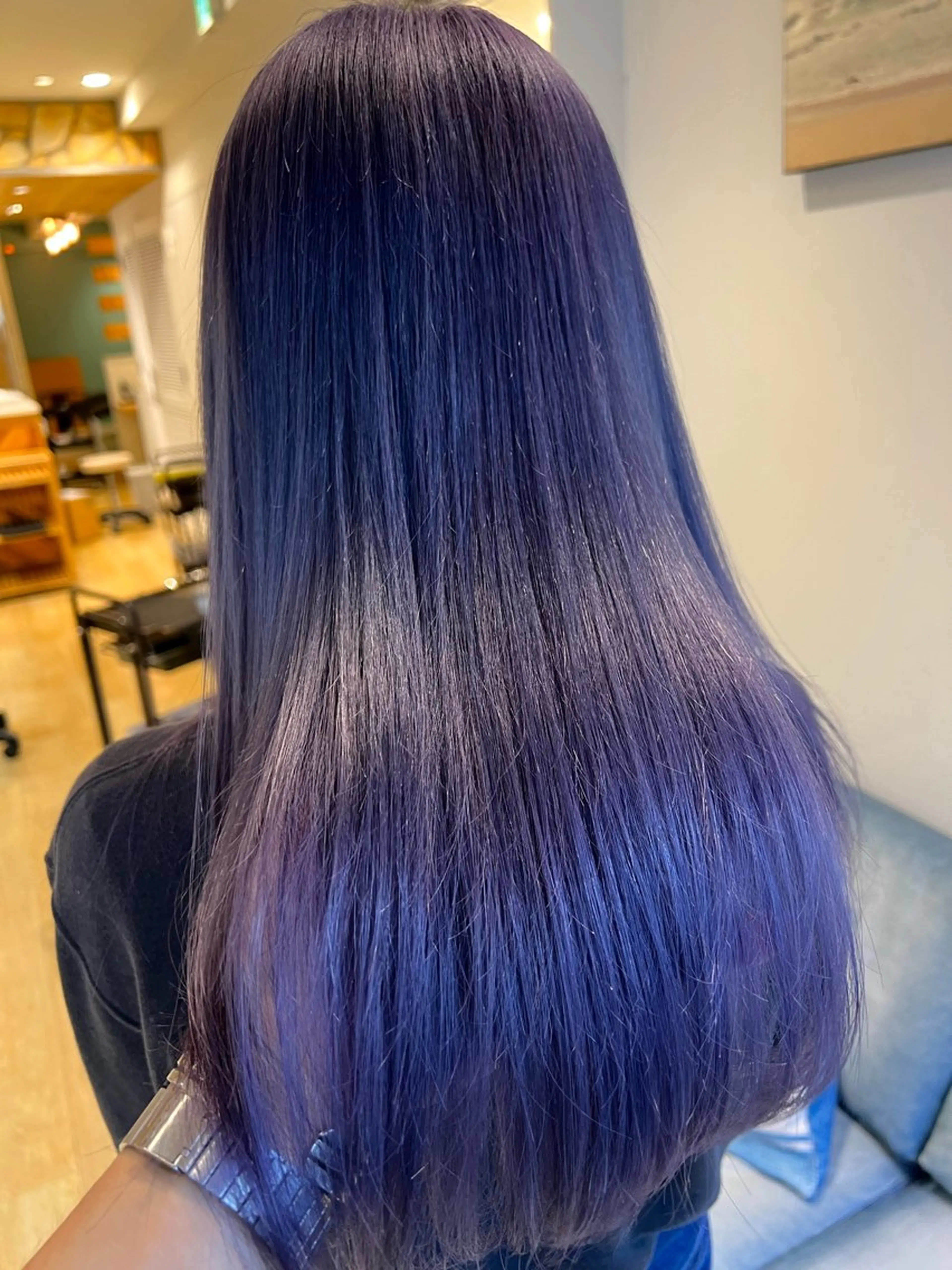 ロング 渋谷ハイトーン/ デザインカラー阿部のヘアスタイル