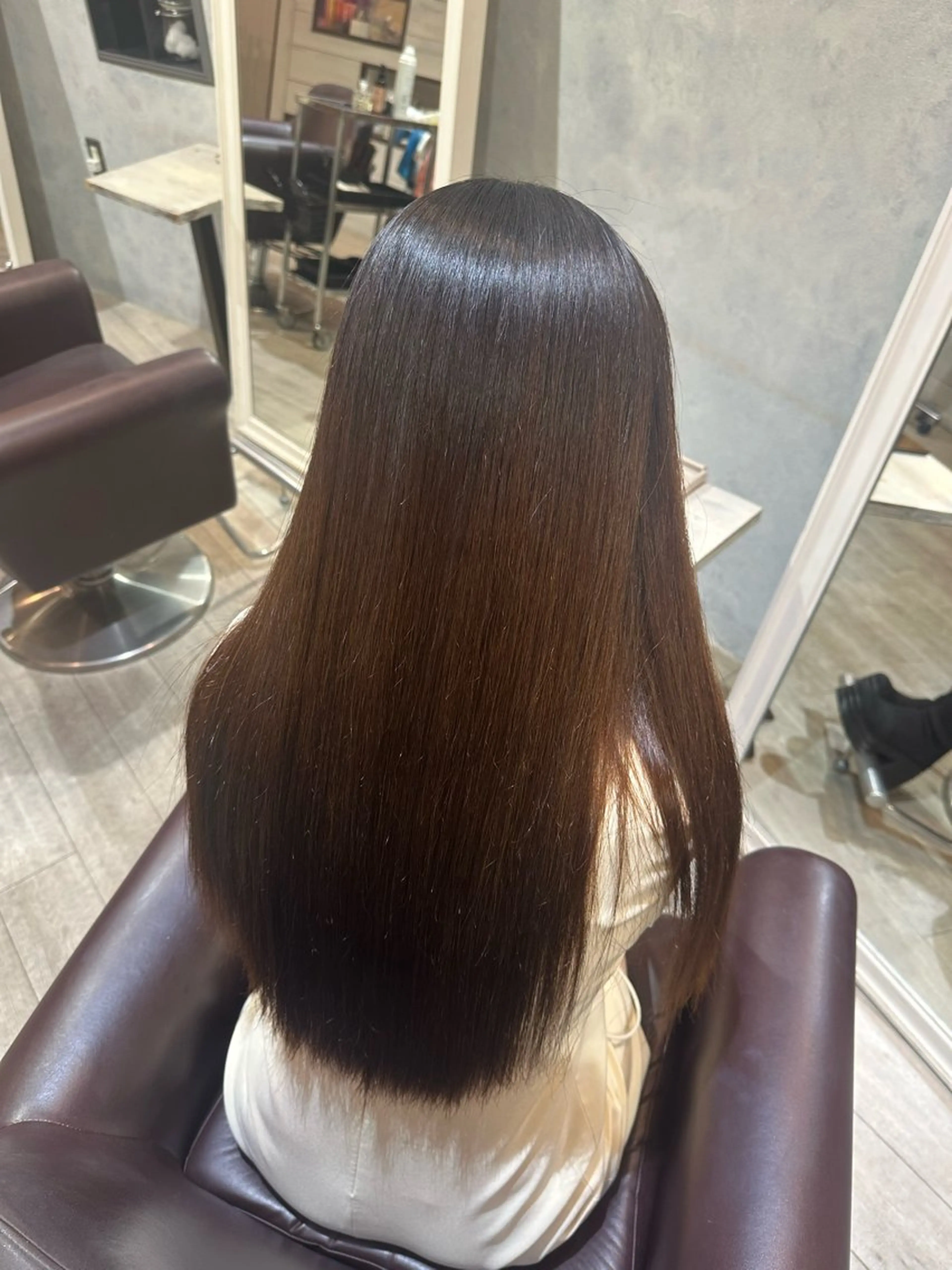 カット 縮毛矯正 tiravento 南船場店所属・nana 韓国スタイル🇰🇷のヘアスタイル