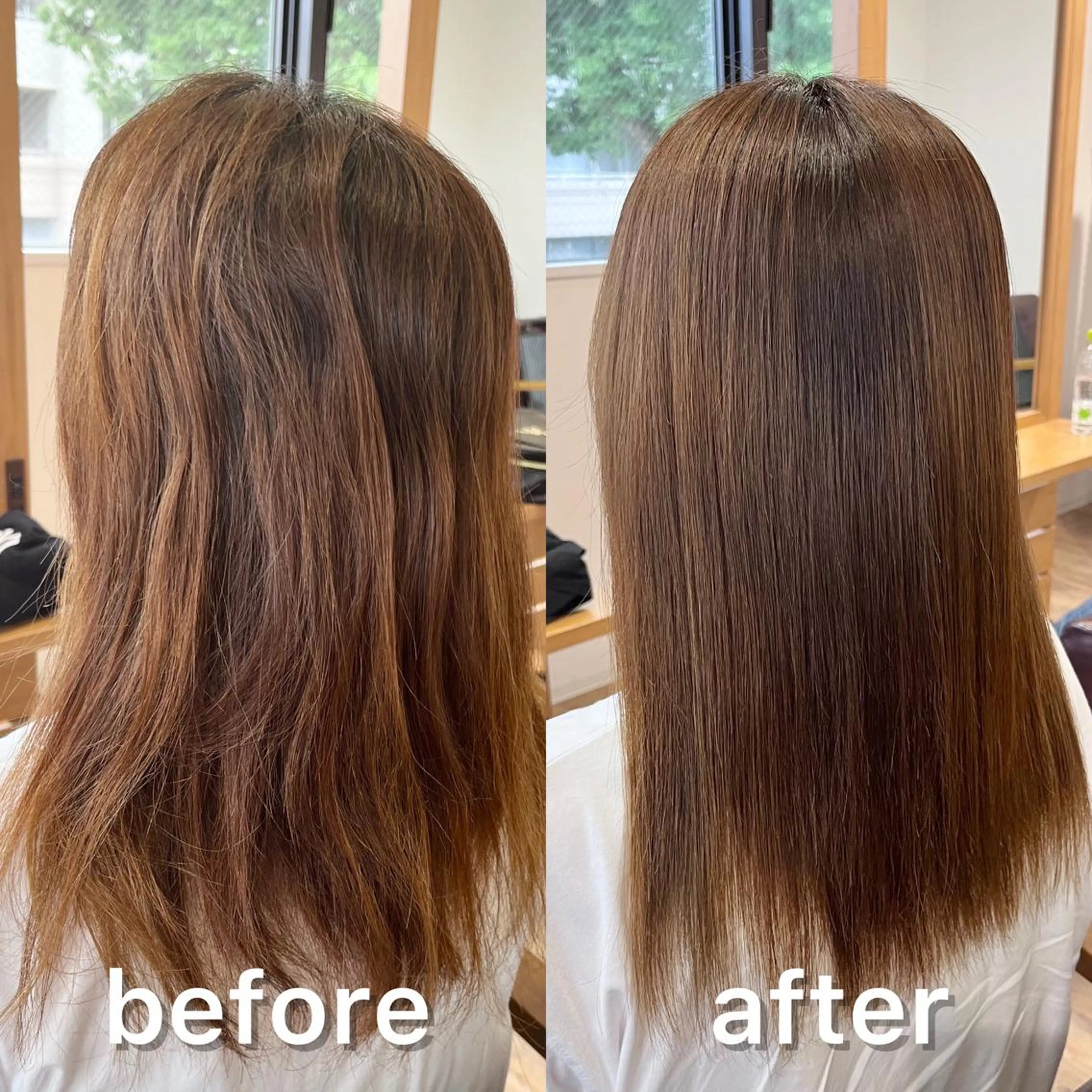 ミディアム カラー パーマ インナーカラー 髪質改善 縮毛矯正 縮毛矯正 トリートメント KIZU 髪質改善 オカルト怪談のヘアスタイル