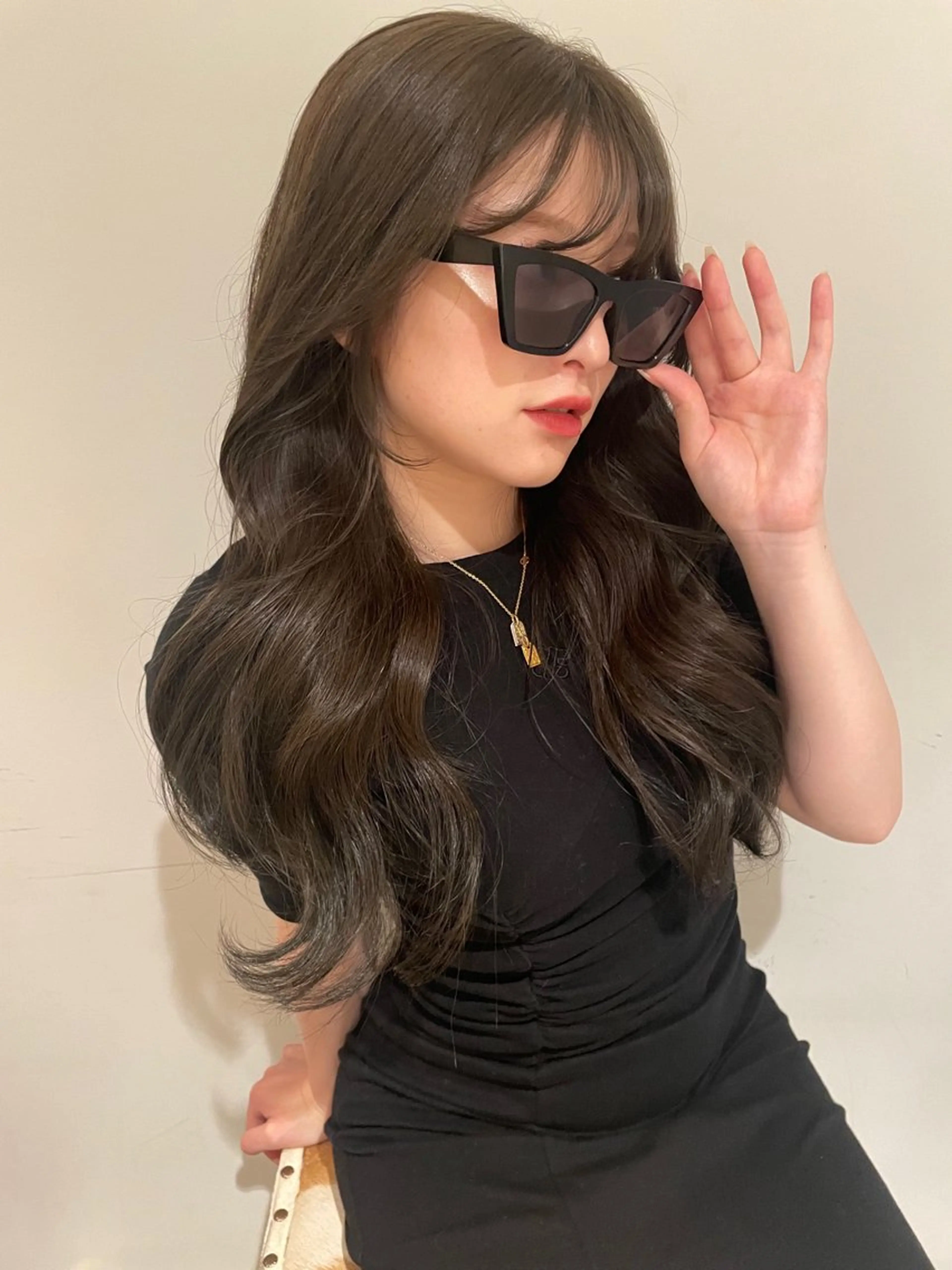 ロング カラー emu    head spa & treatment所属・髙塚碧🇰🇷 韓国ヘア🎗️のヘアスタイル