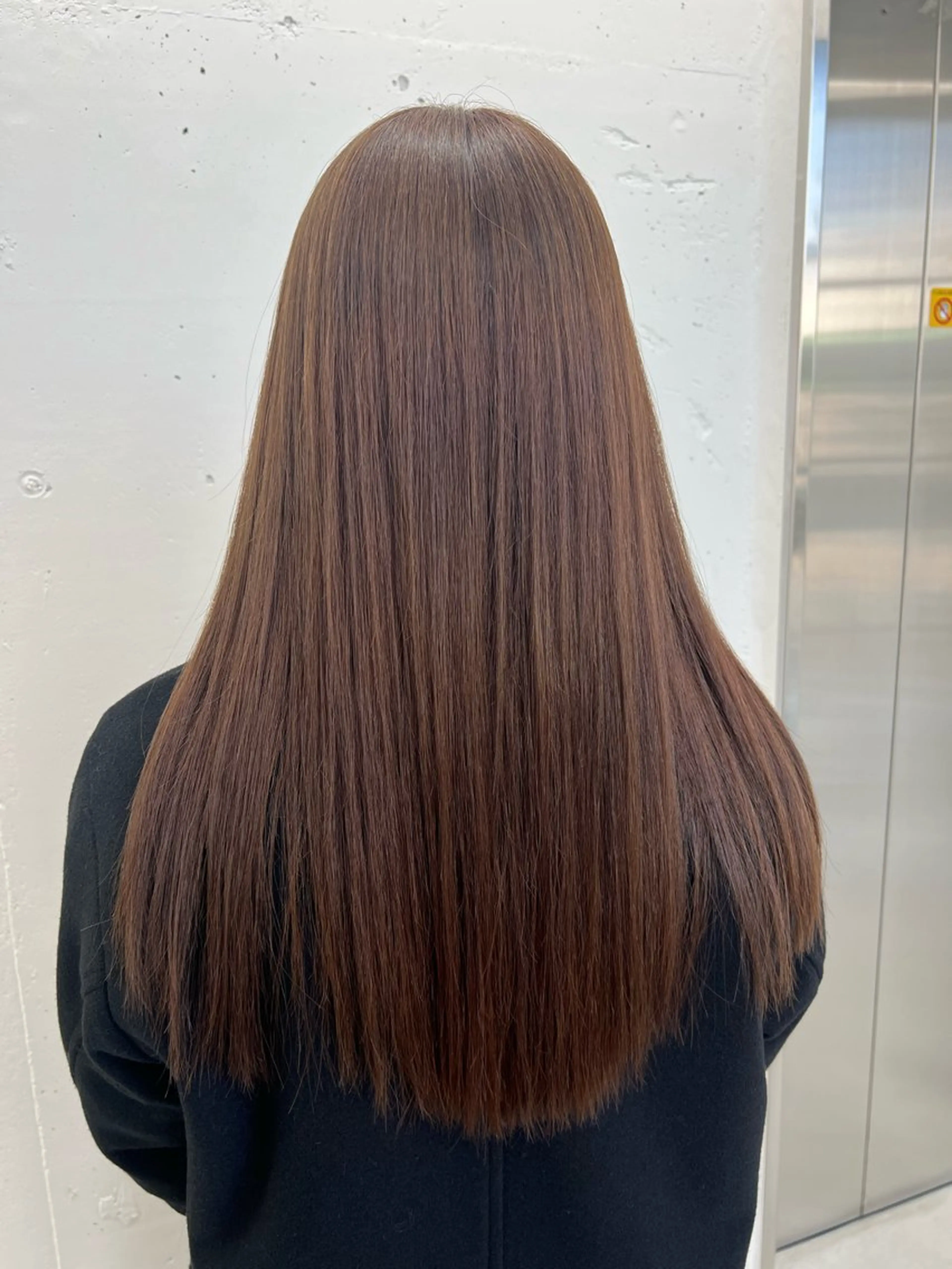 ロング カラー ブラウンカラー ダブルカラー 縮毛矯正 カット ヘアカラー あすか JILLSTUDIOのヘアスタイル