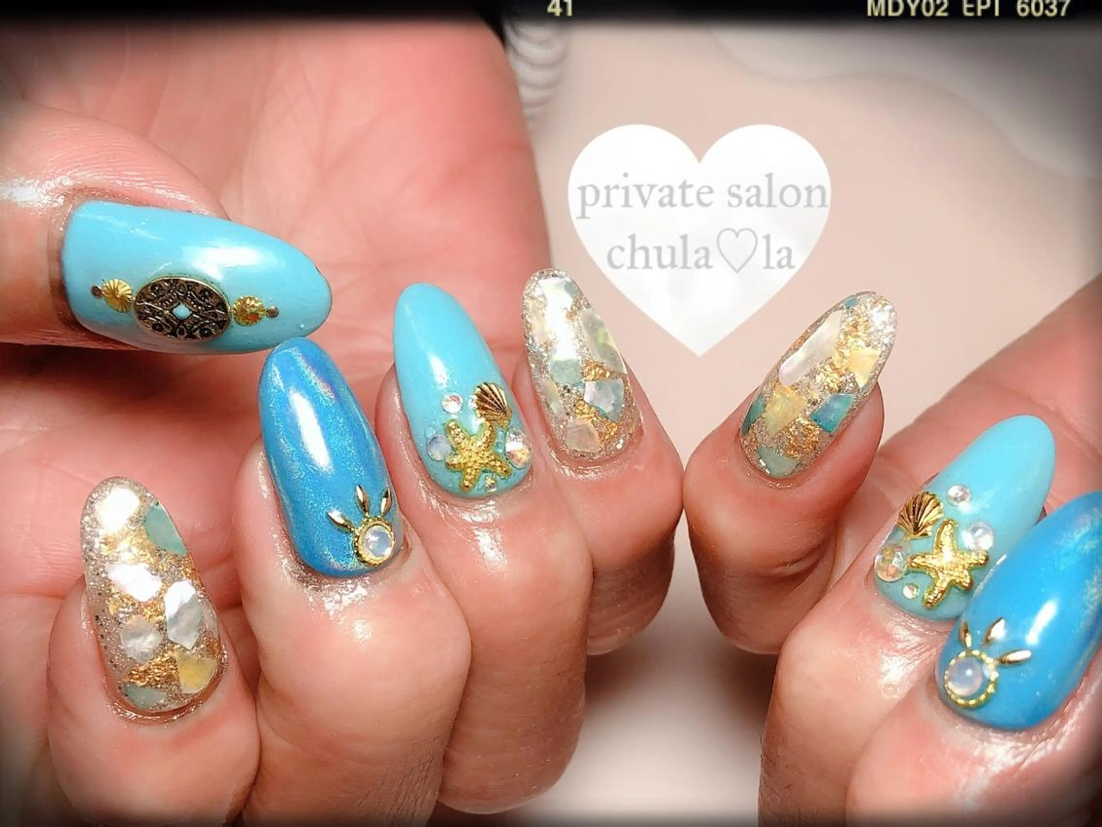 ネイル 夏ネイル Chula♡la 豊見城市高安のネイルデザイン