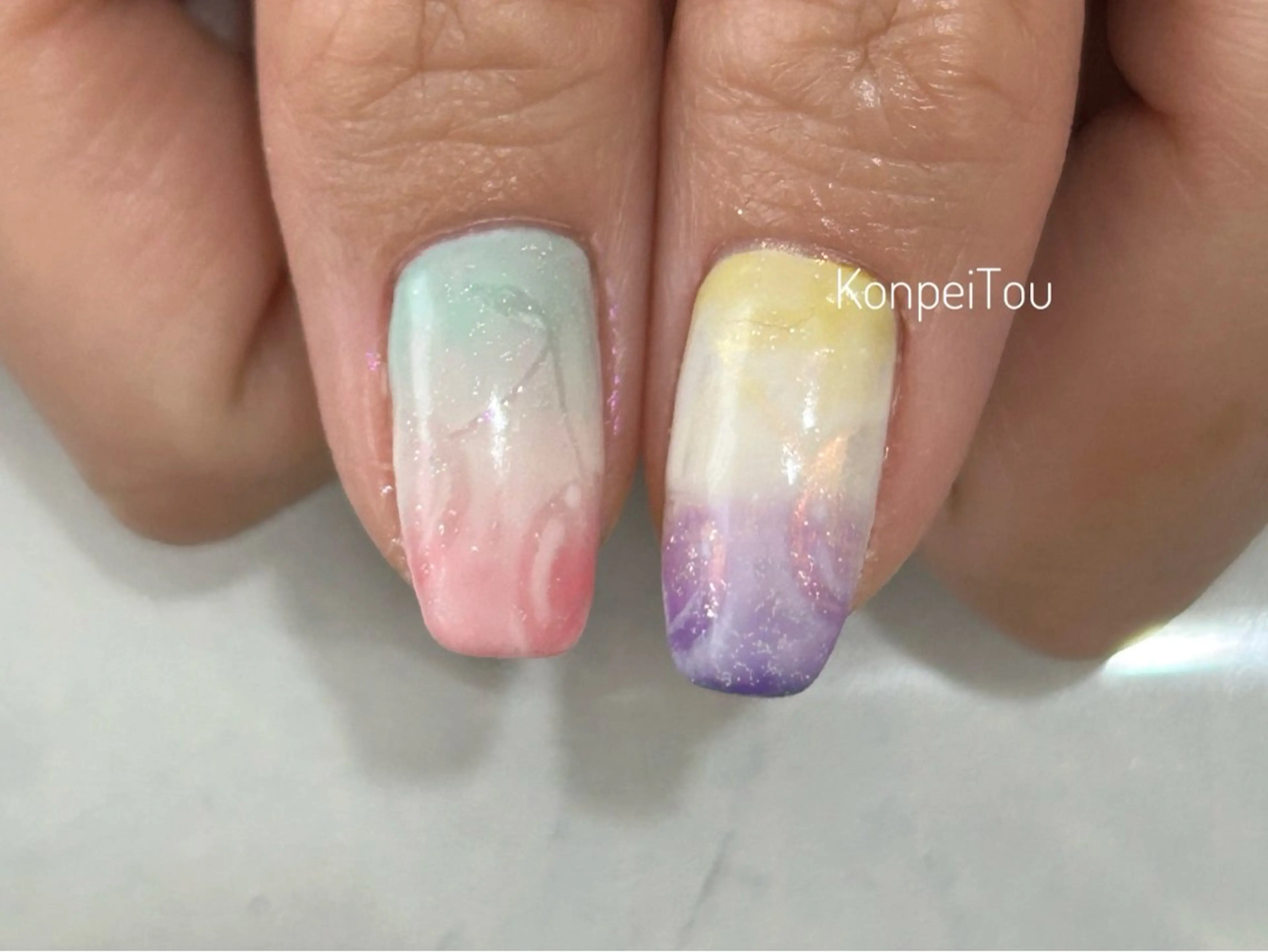 ネイル ハンドネイル おうちのネイルサロン　konpeiTou〜こんぺいとう〜所属・おうちのネイルサロン KonpeiTouのネイルデザイン