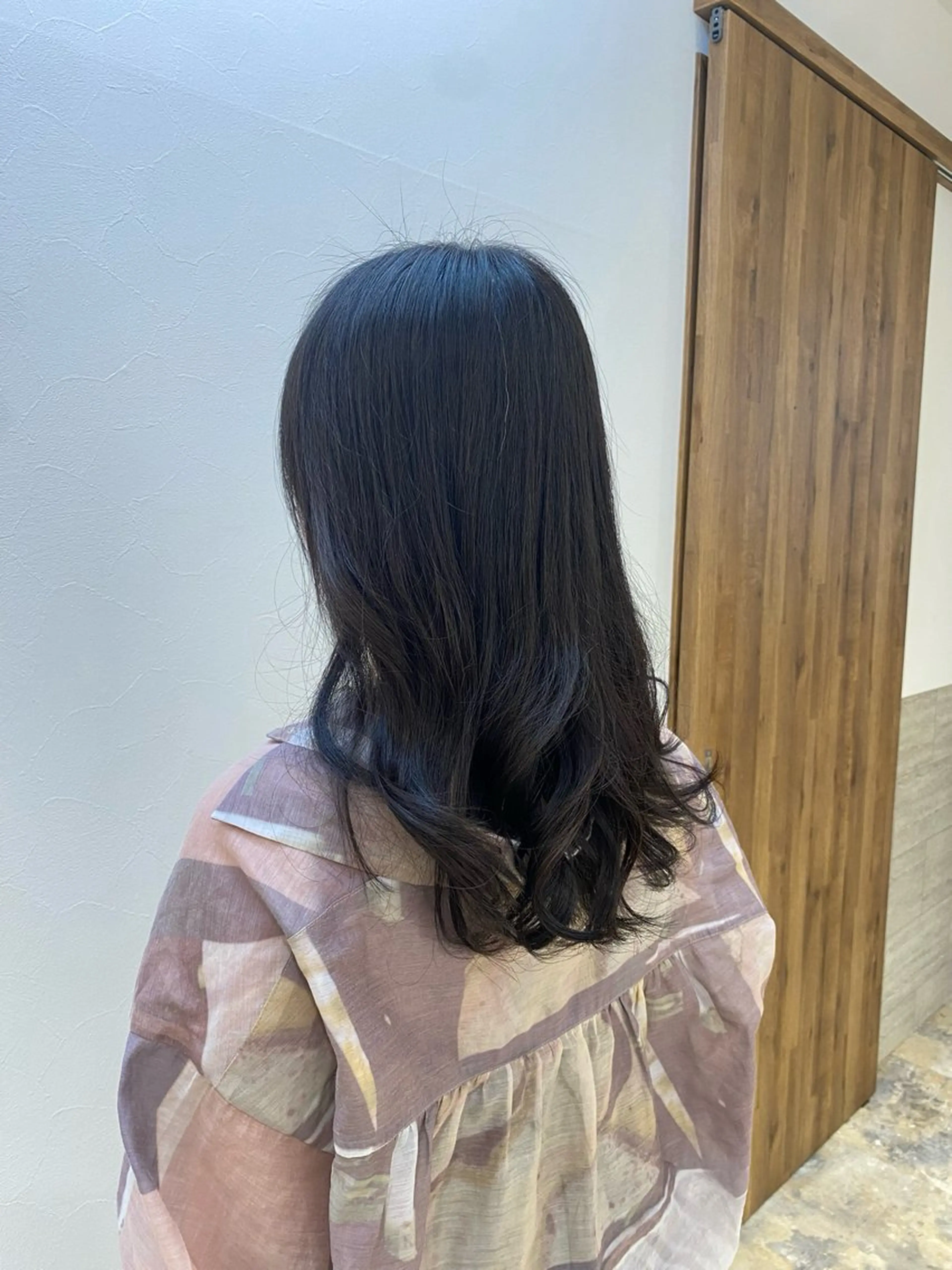 ロング パーマ レイヤーカット 縮毛矯正 ストレートパーマ TIERRA西新店所属・濱川 美紀のヘアスタイル