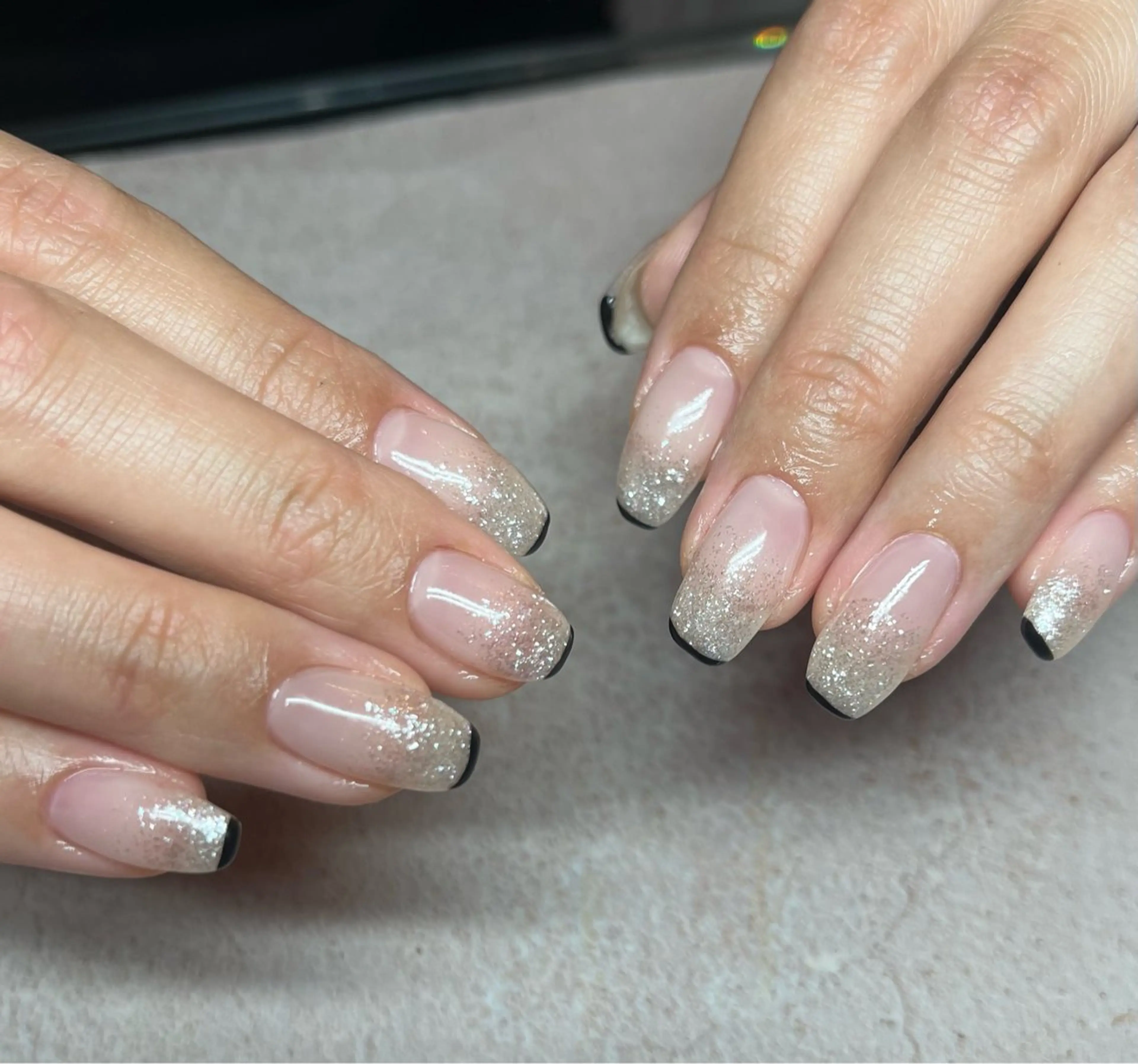 ネイル フレンチネイル グラデーション ハンドネイル HazeGrass NAILのネイルデザイン