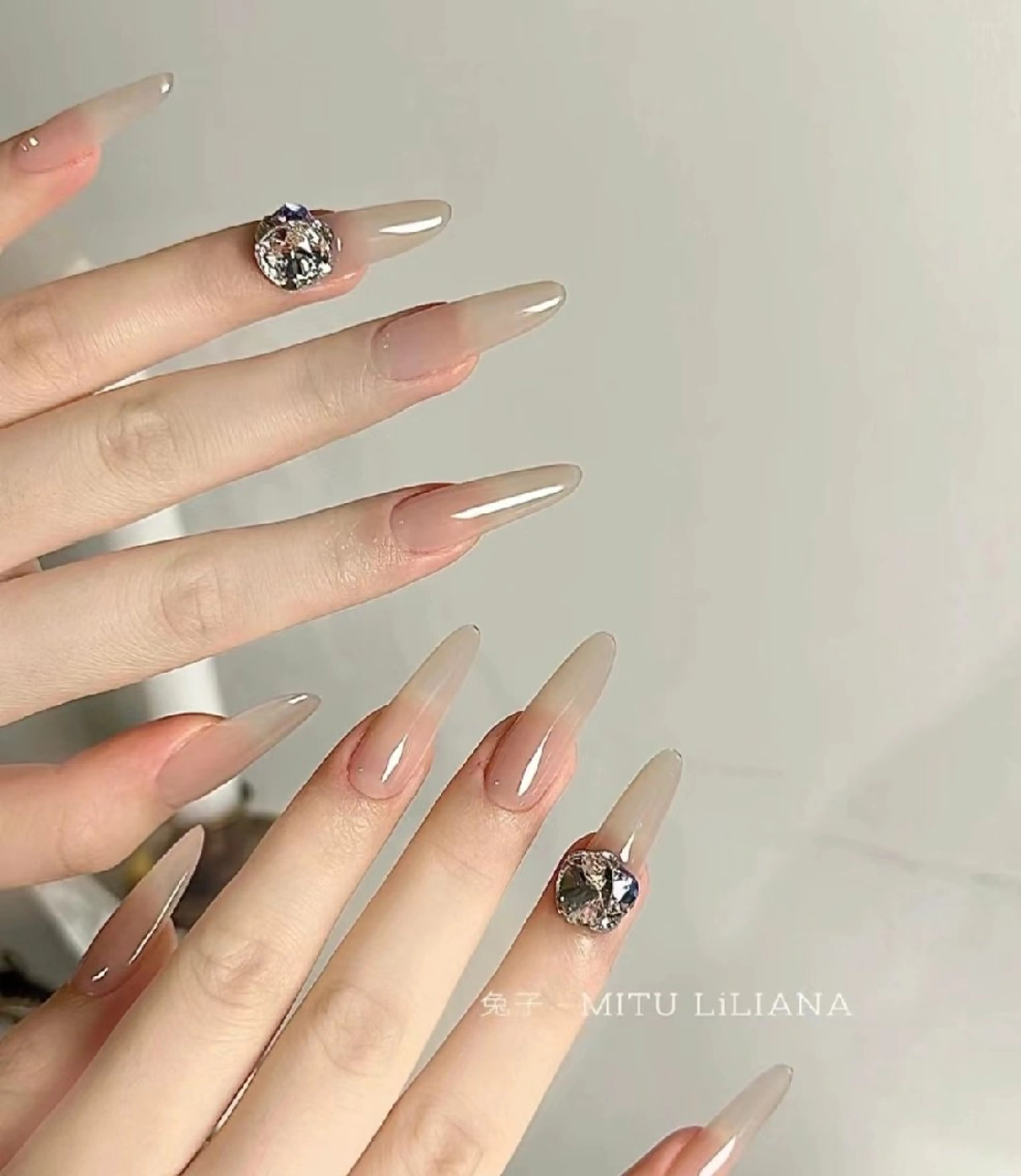 ワンカラー+スカルプの写真