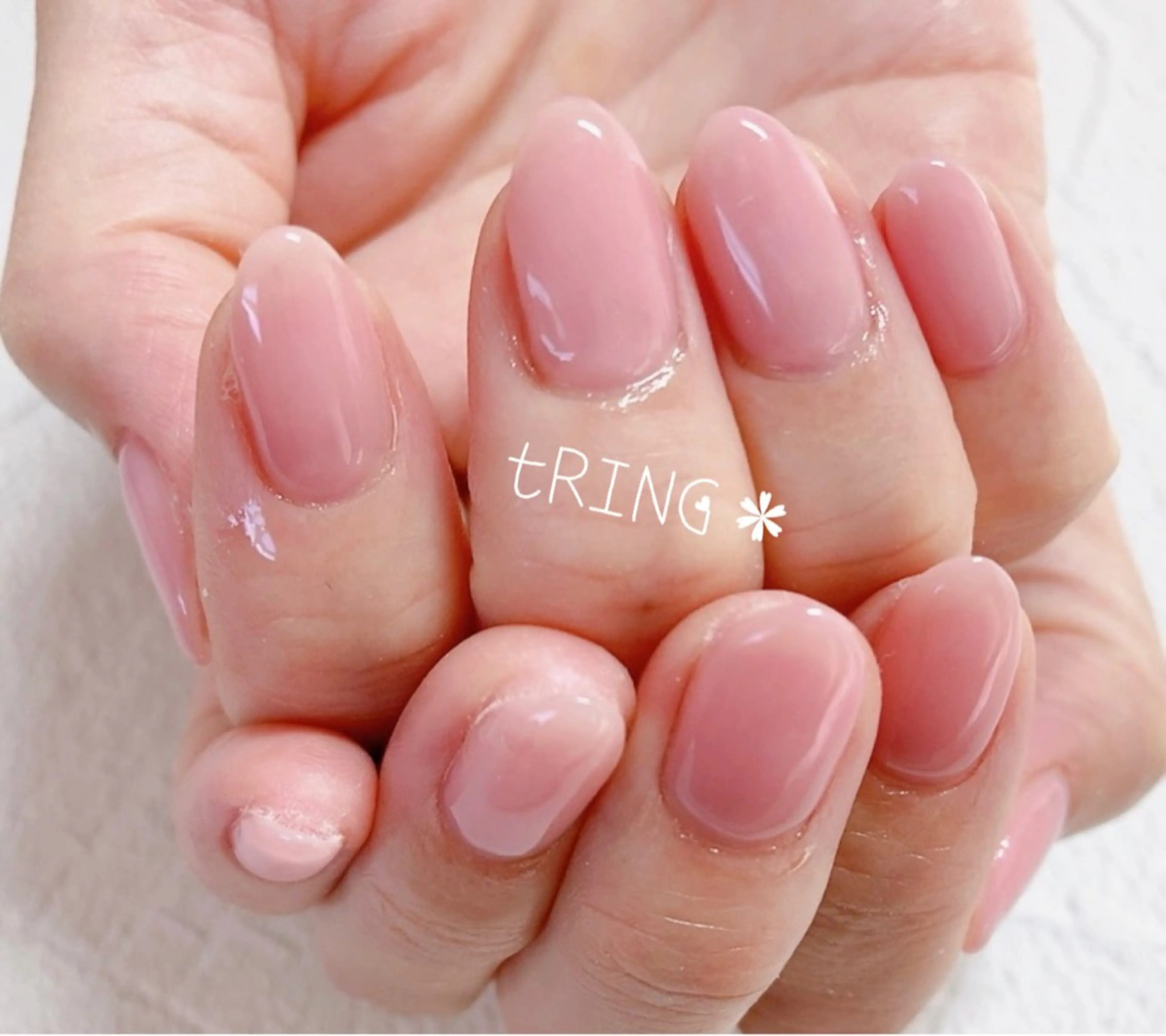 ネイル ハンドネイル tRING＊ しいの木台のネイルデザイン