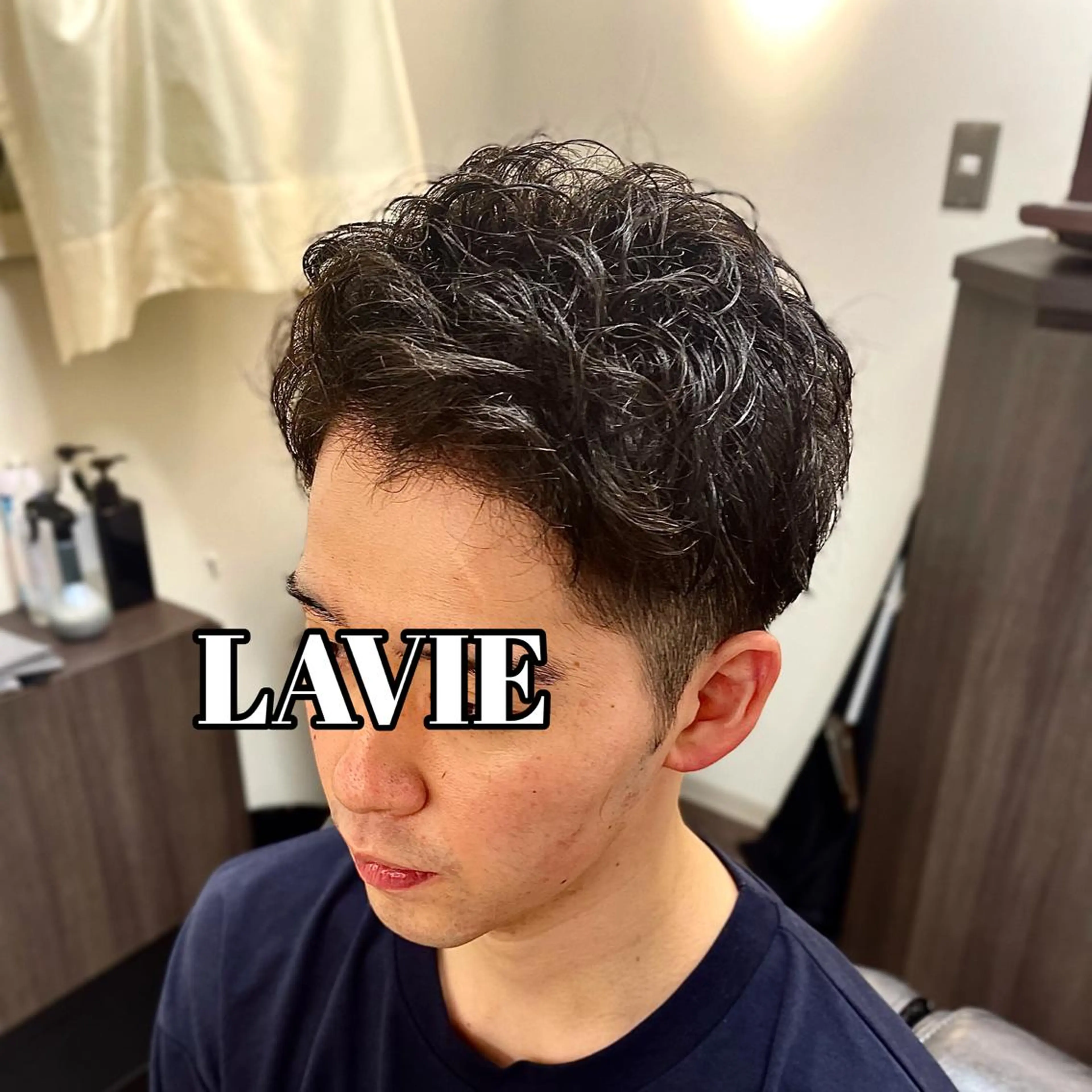 ミディアム メンズ ラヴィニュースタンダードバーバー中野店所属・💈TAMOGAMI AMI💈のヘアスタイル