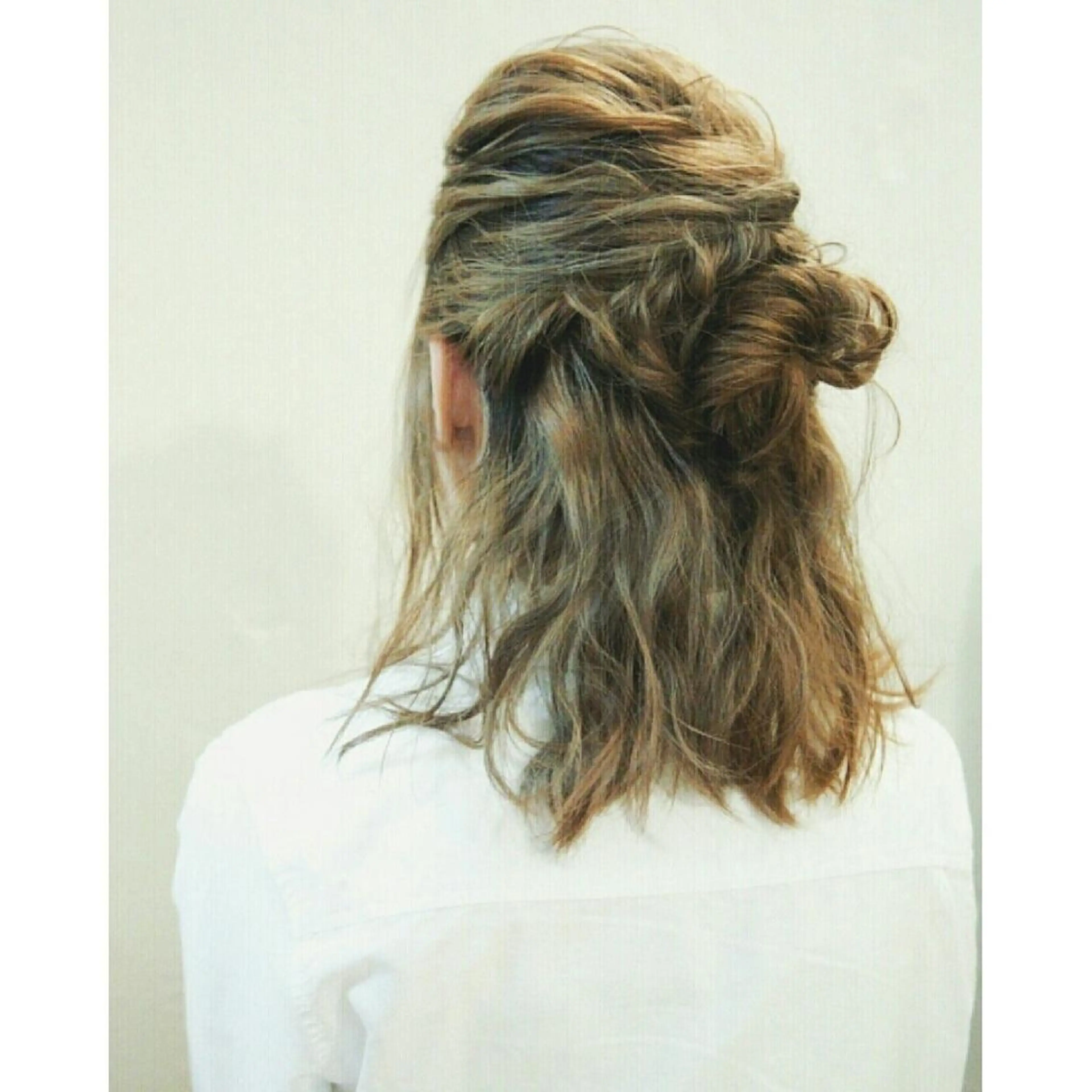 ヘアアレンジ Click所属・クニモトハルナ ボブ/柔らかカラーのヘアスタイル