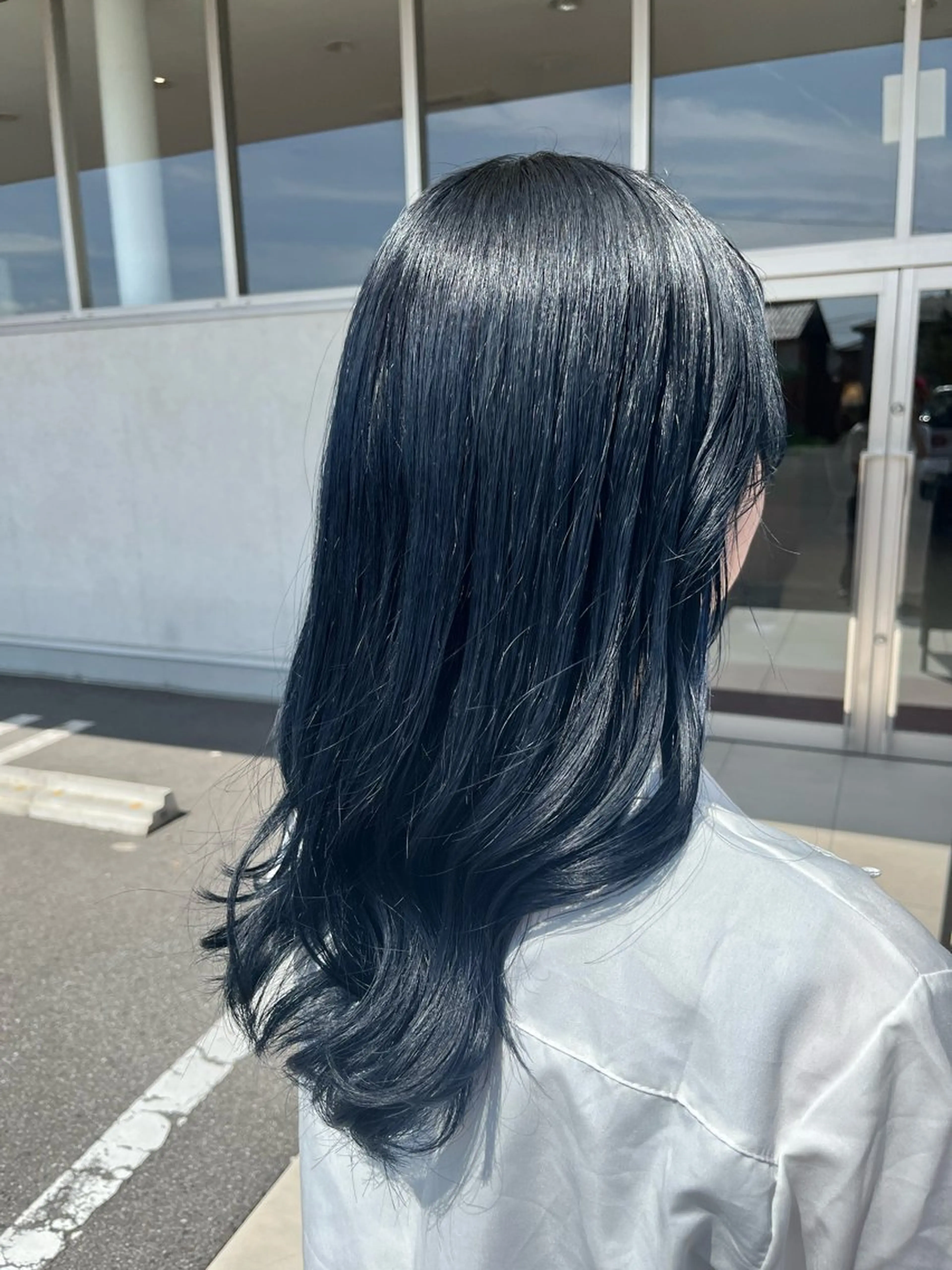 ロング カラー ヘアカラー 神田 開飛のヘアスタイル