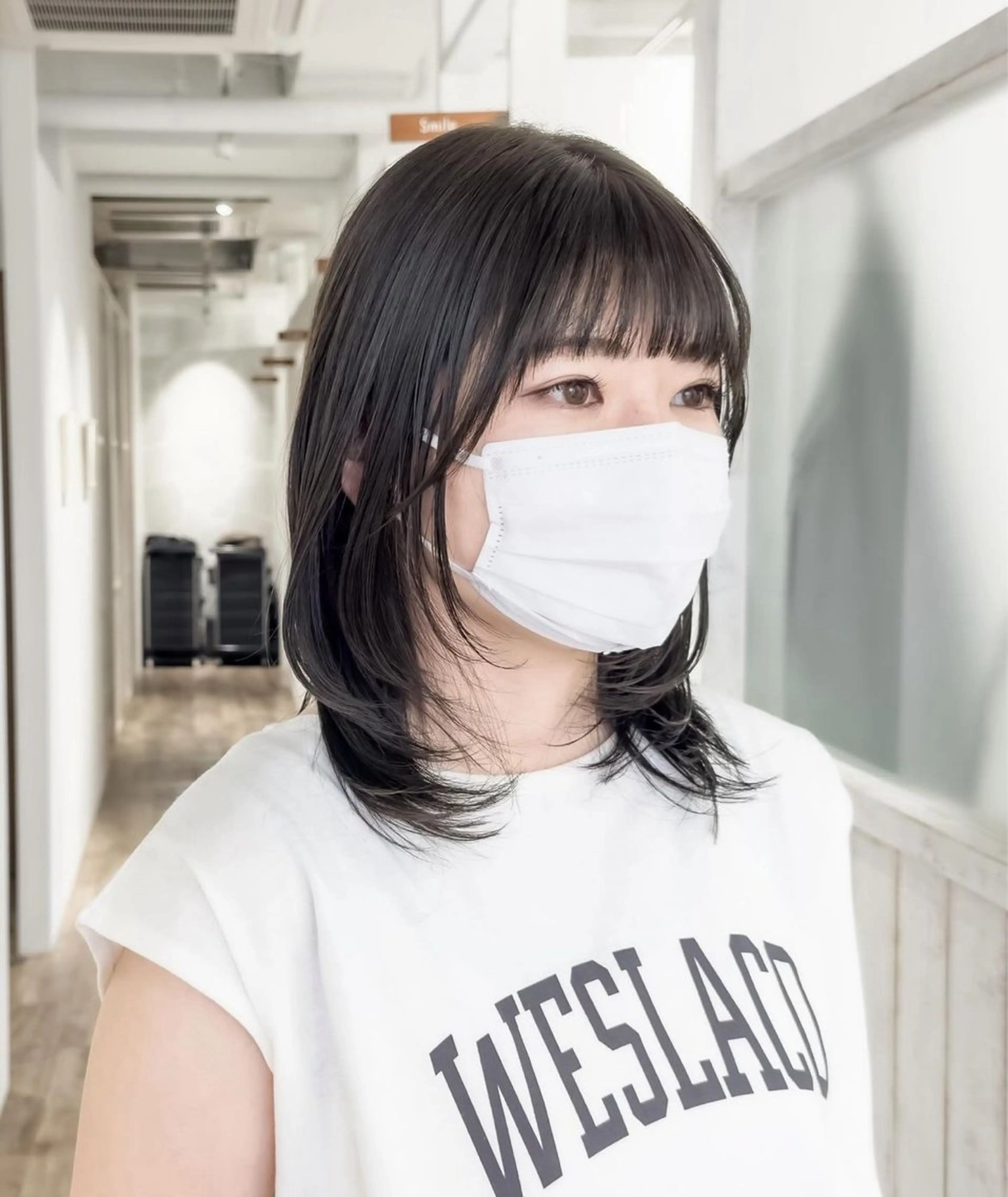 ミディアム カラー カット peek-a-boo所属・勝野 裕憲のヘアスタイル