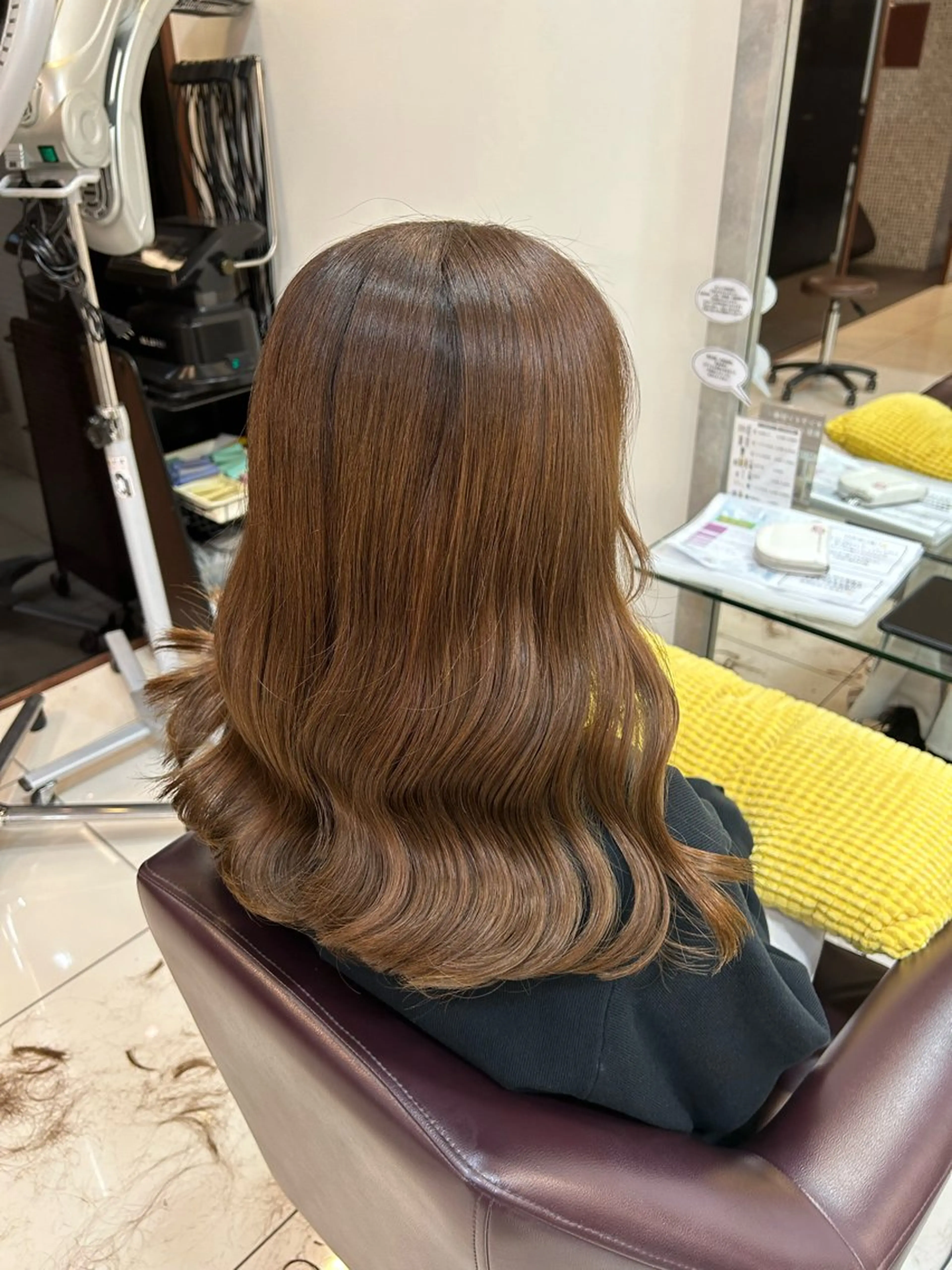 セミロング ヨシンモリ 韓国風ヘア トップスタイリスト 林すずかのヘアスタイル