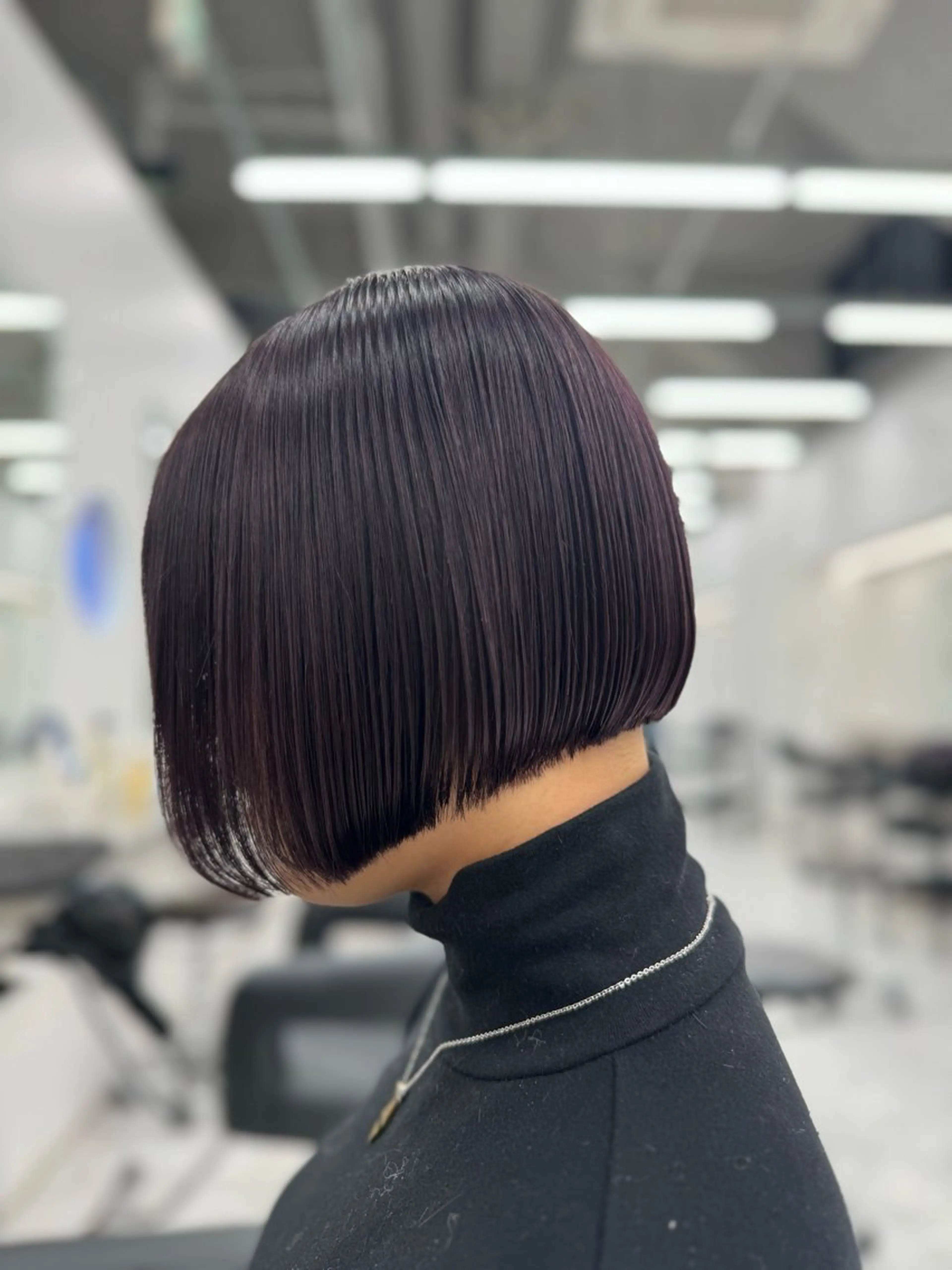 ショート カラー ヘアアレンジ ヘアカラー トリートメント ヘッドスパ ヘアセット ‎🤍韓国ボブ/ 縮毛矯正🪽‪ひかりのヘアスタイル