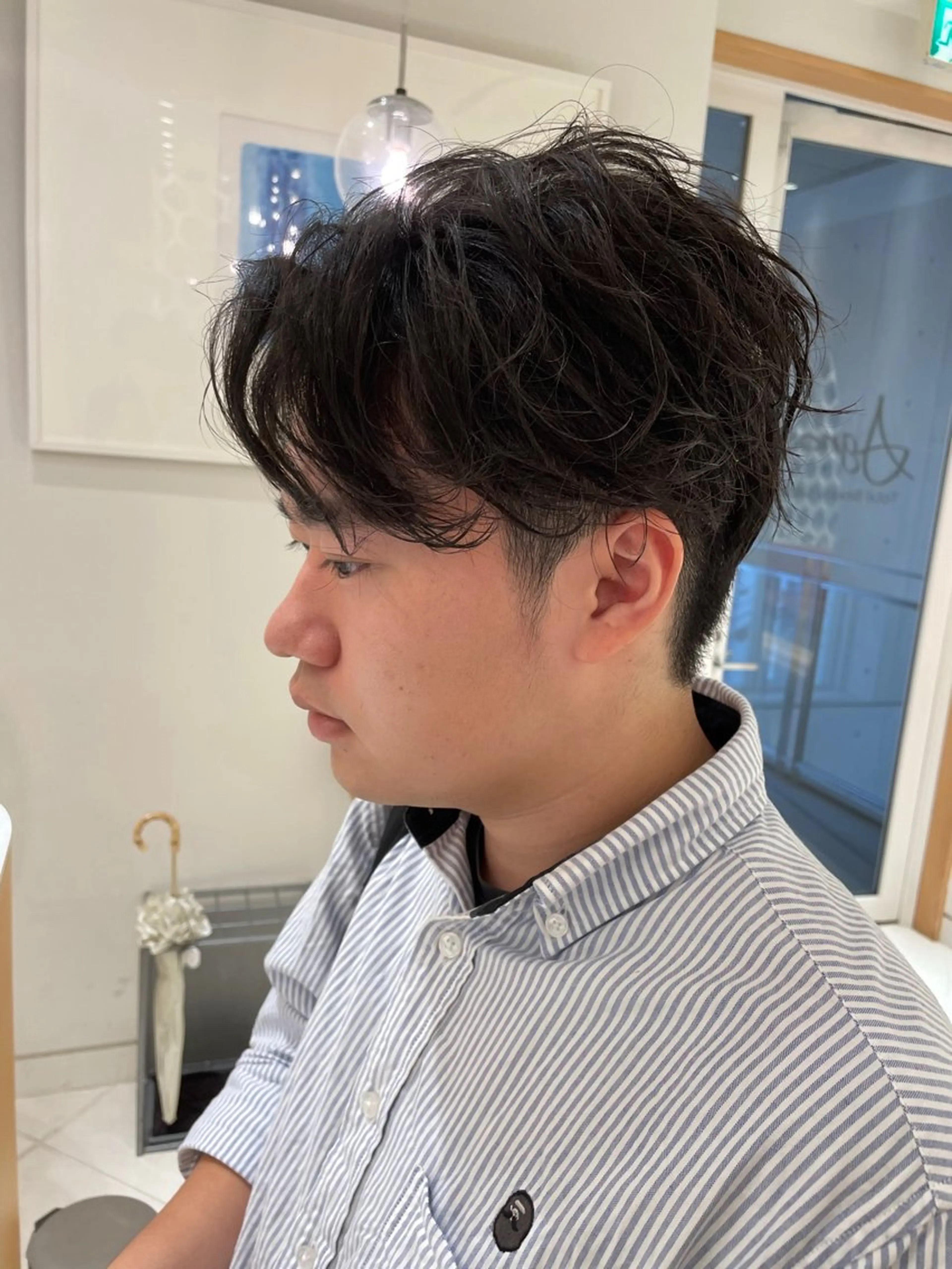 メンズ センターパート fifth天神/末廣 和也のヘアスタイル