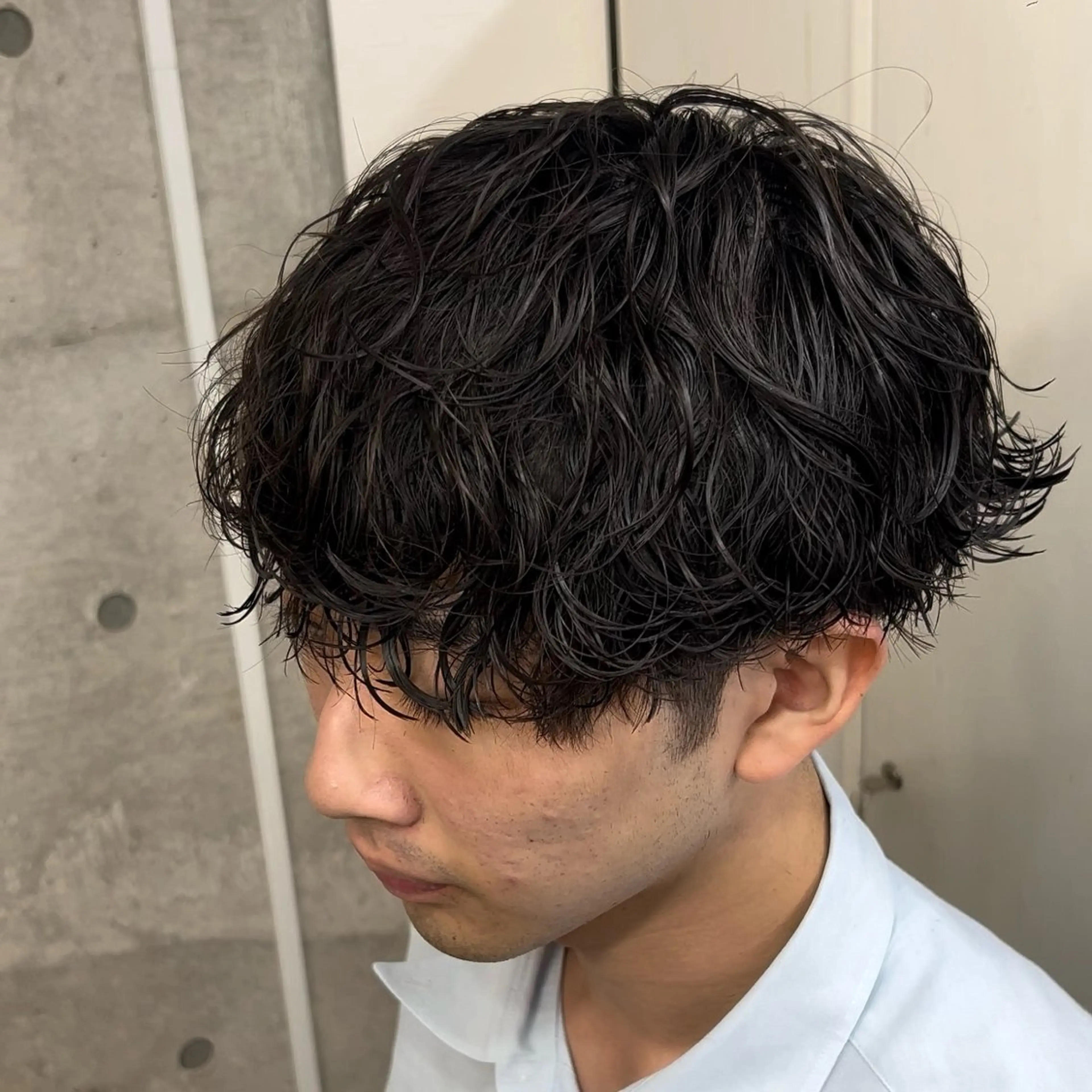 パーマ メンズ マッシュ メンズパーマ スパイラルパーマ Rikito /メンズパーマのヘアスタイル