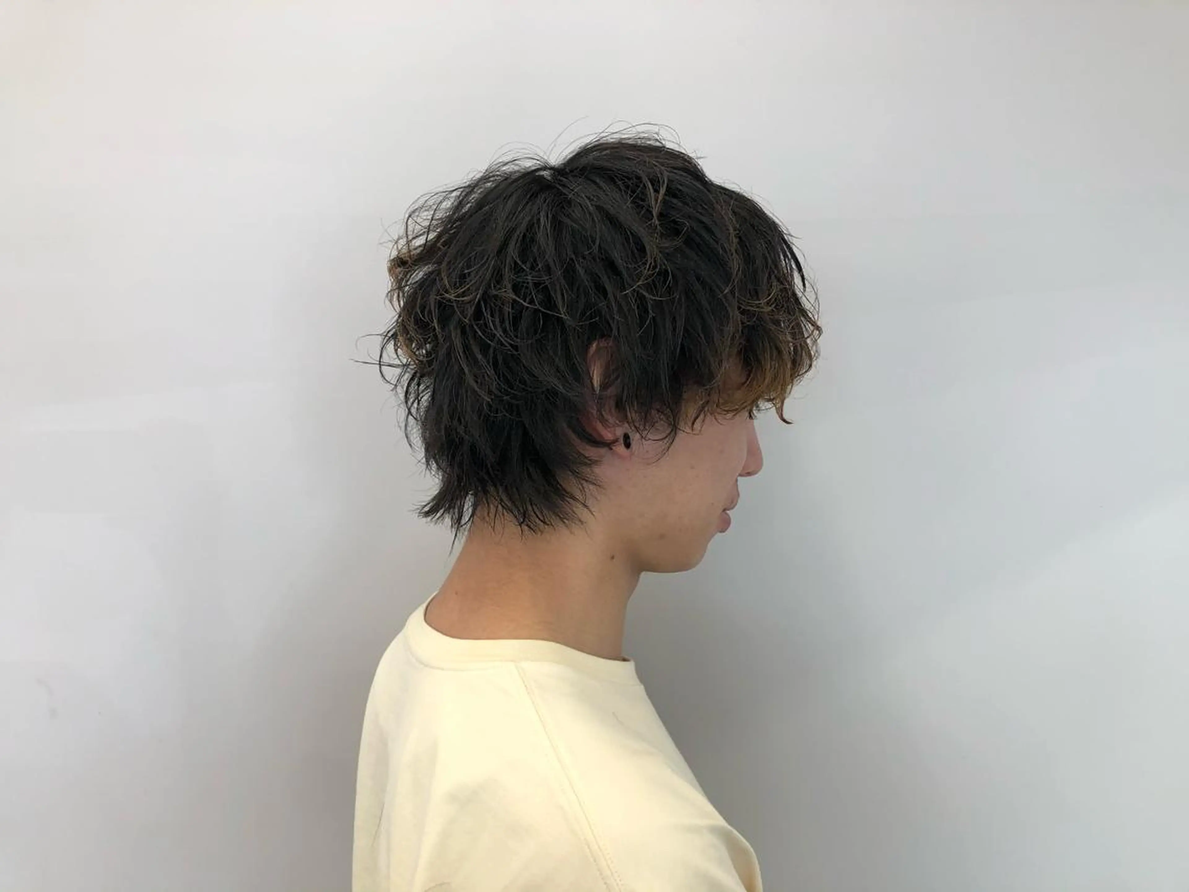 ショート メンズ カット パーマ 関 京磨のヘアスタイル