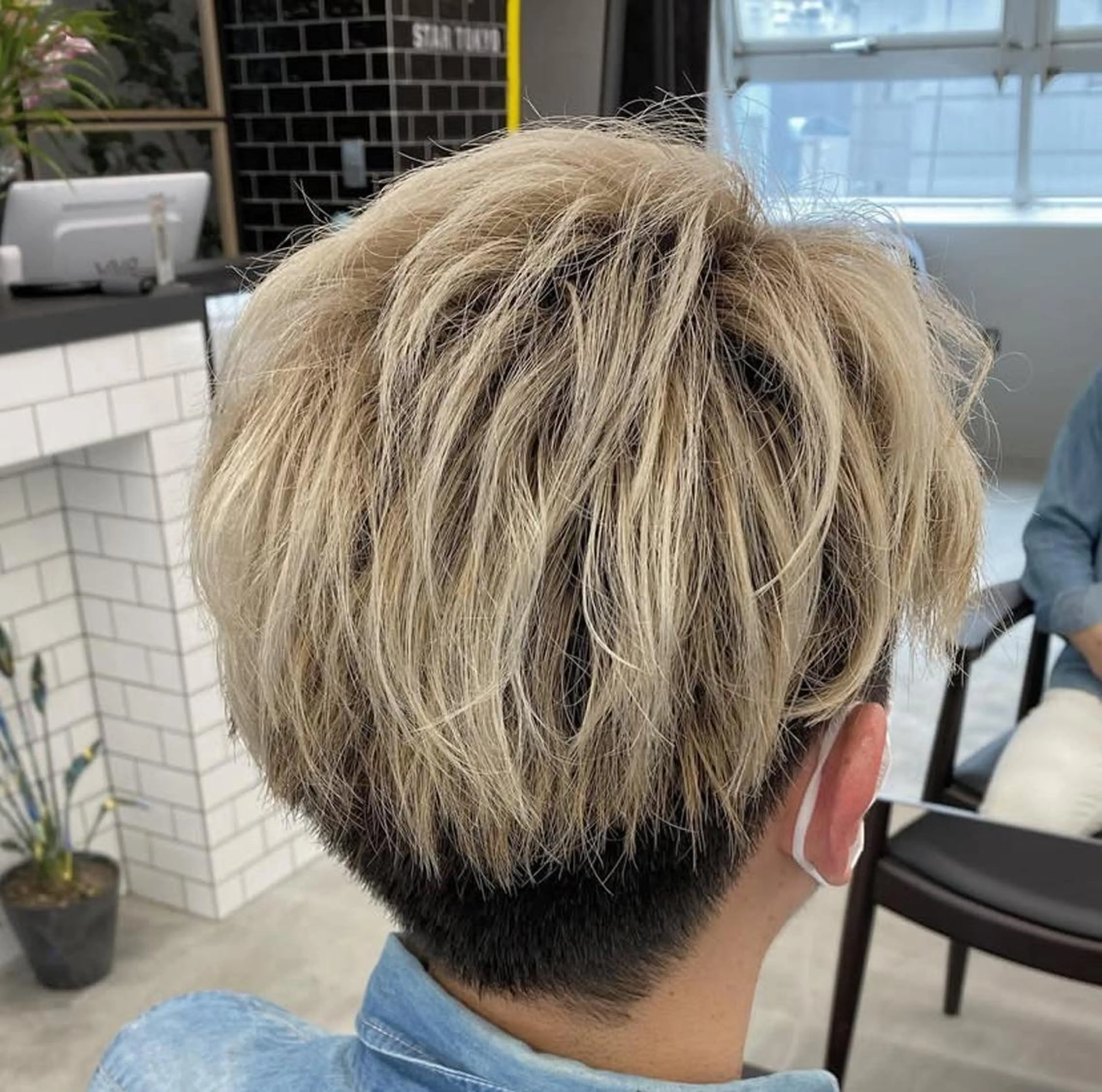 メンズ カラー 髪質改善✴️艶ケア 透明感カラー🫧颯太のヘアスタイル