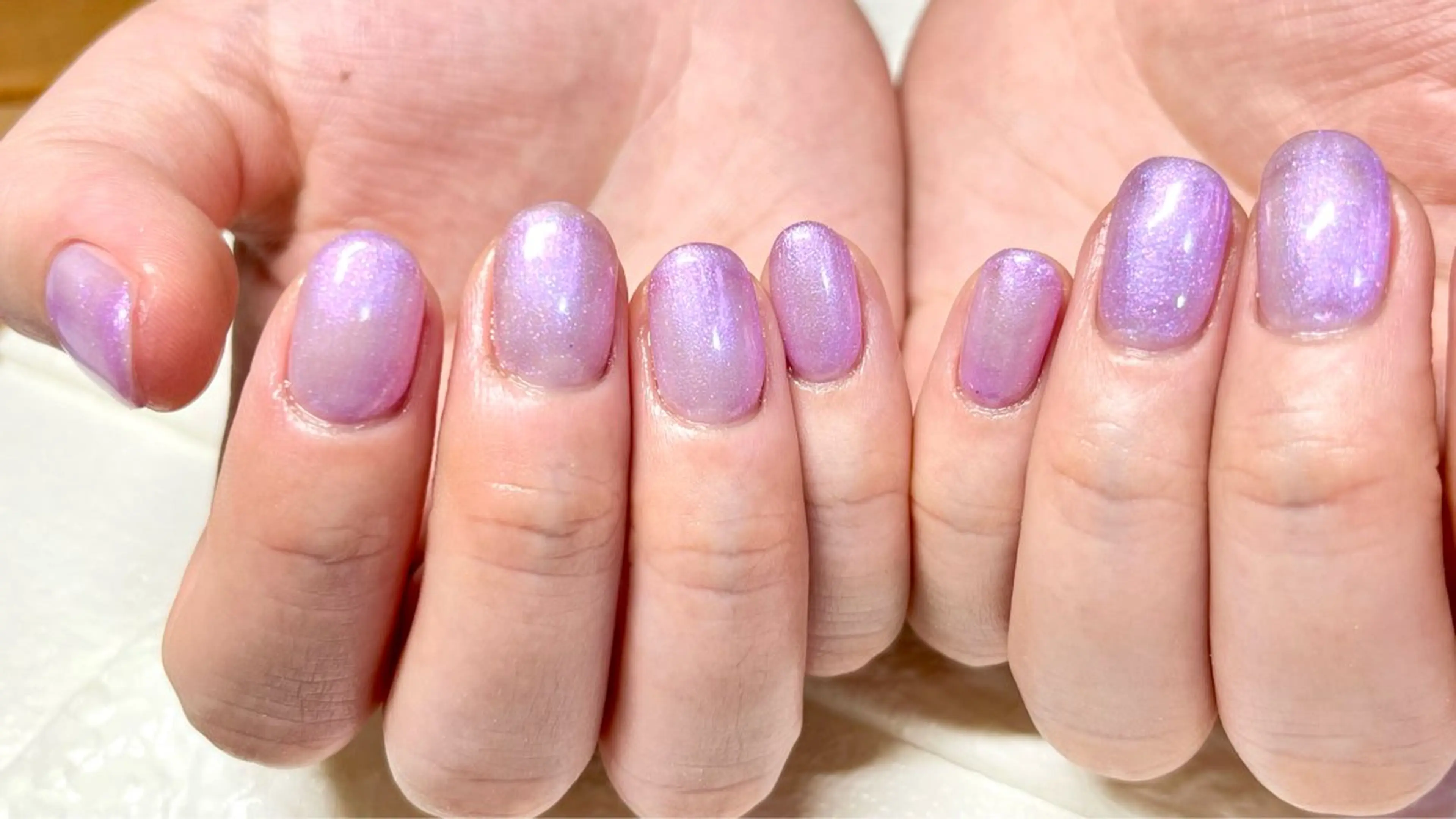 ネイル ワンカラーネイル ハンドネイル まり りぃ〜んのネイルデザイン