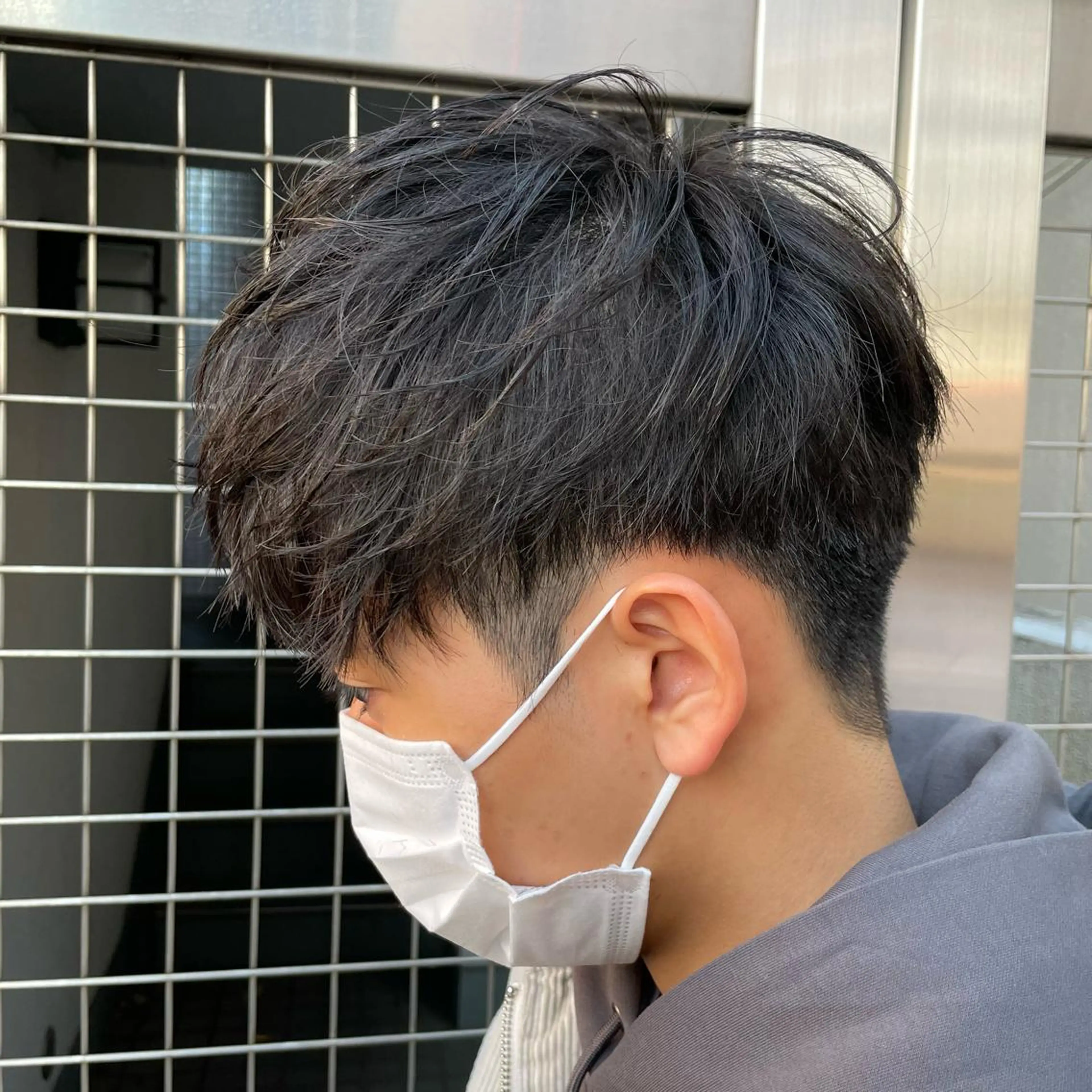 ショート メンズ カット 【メンズ縮毛矯正】 田中秀斗のヘアスタイル