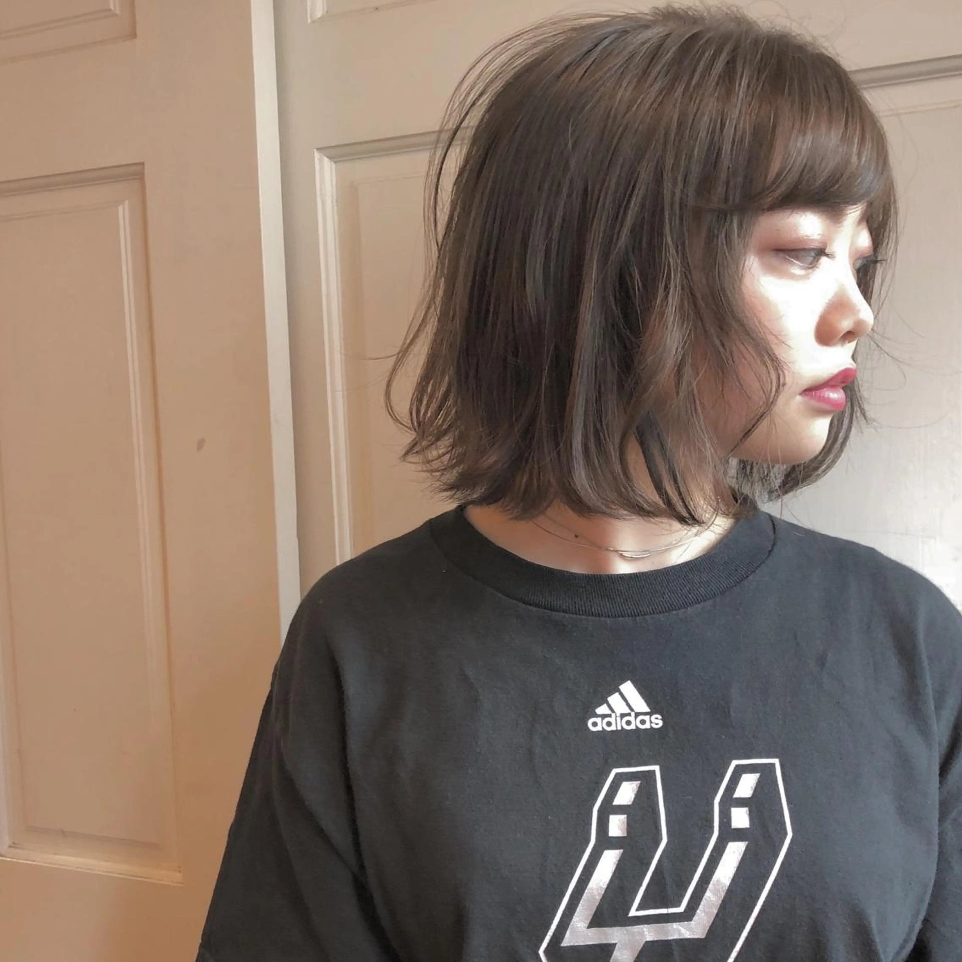 ミディアム 🌸ハイトーン 新田　廉 🌸のヘアスタイル