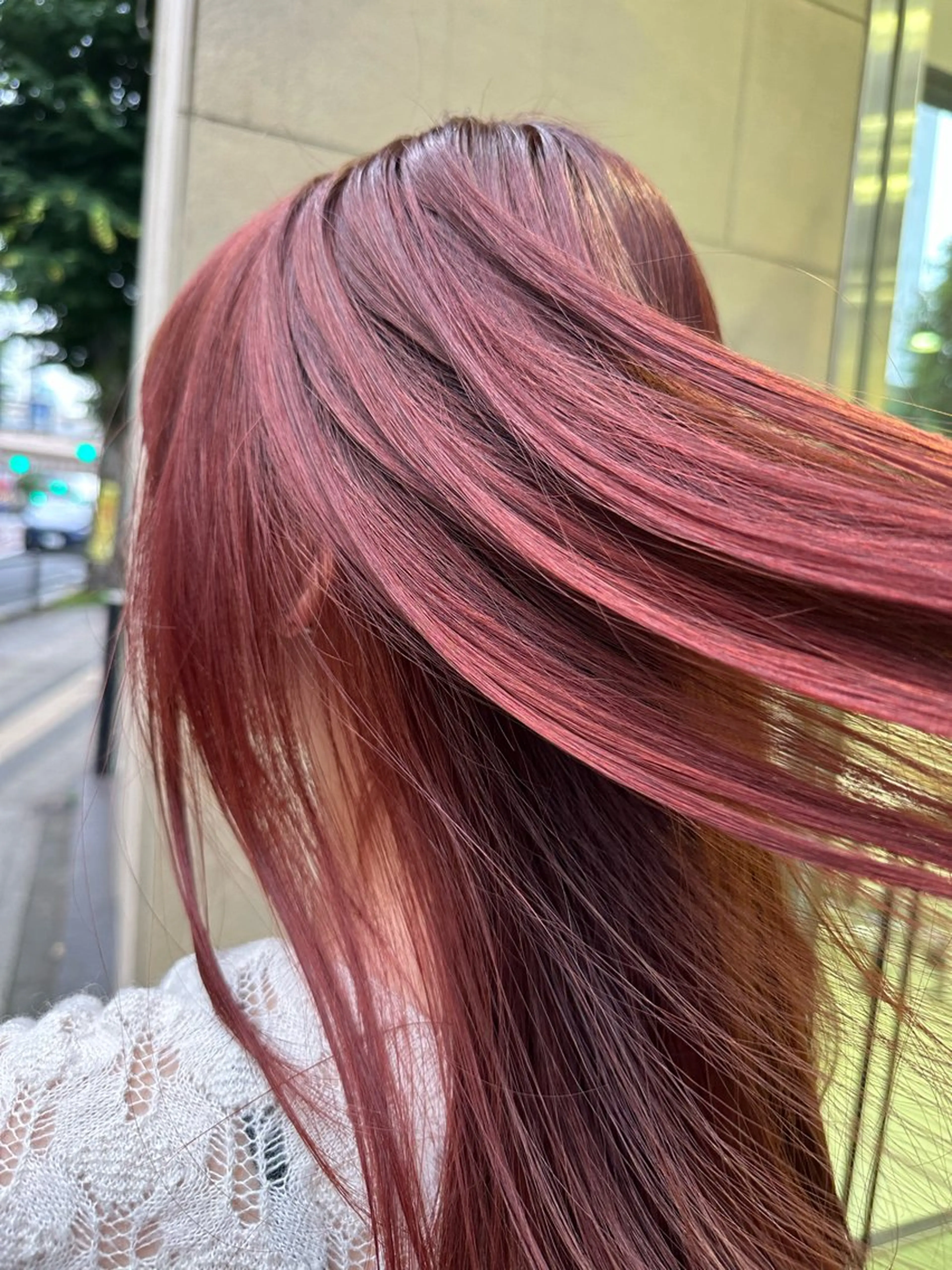 ロング カラー 縮毛矯正/レイヤー /カラー🎀おぐりンのヘアスタイル