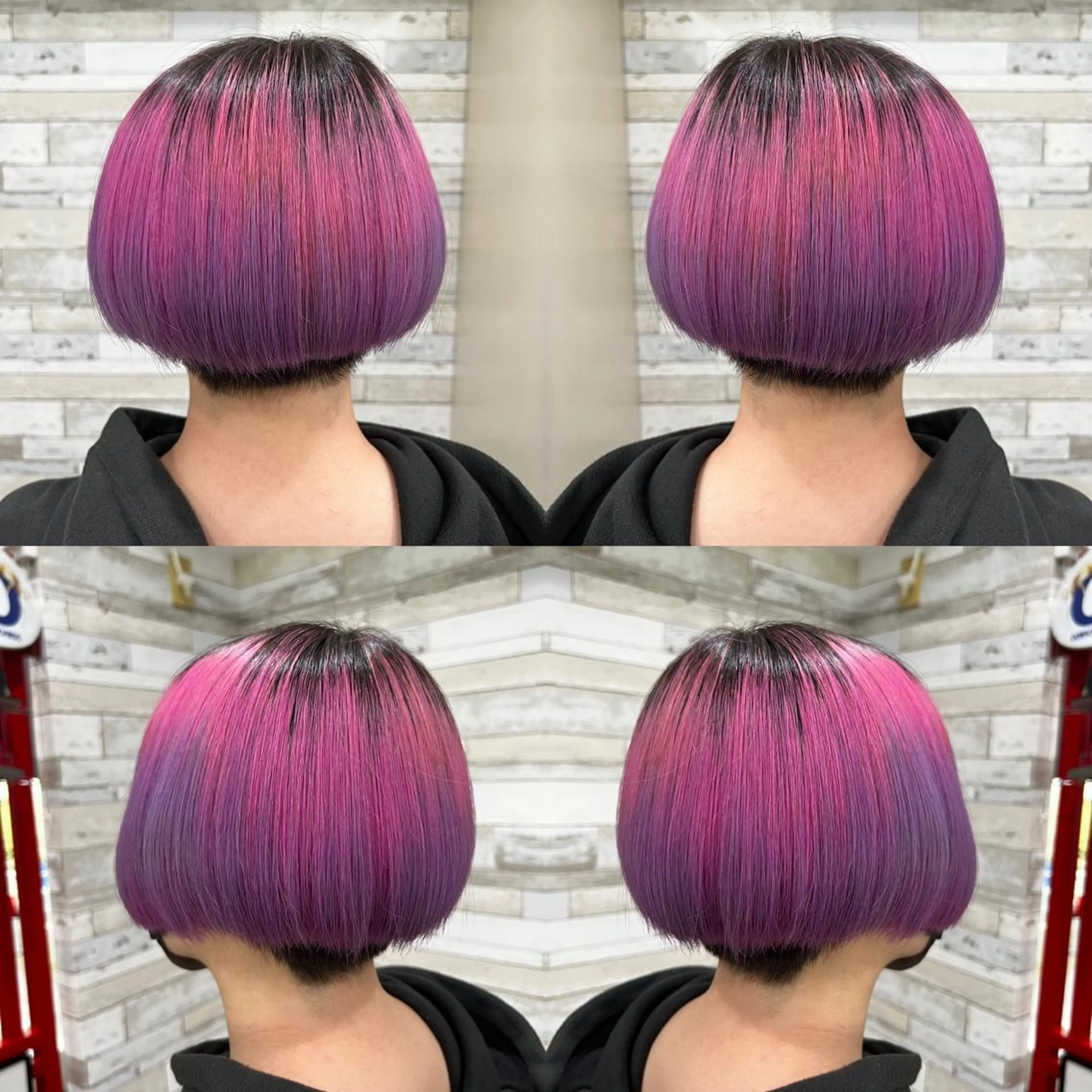 ショート カラー ヘアカラー トリートメント "PEPPU "所属・🌈推し色派手髪 ハイトーンShinのヘアスタイル