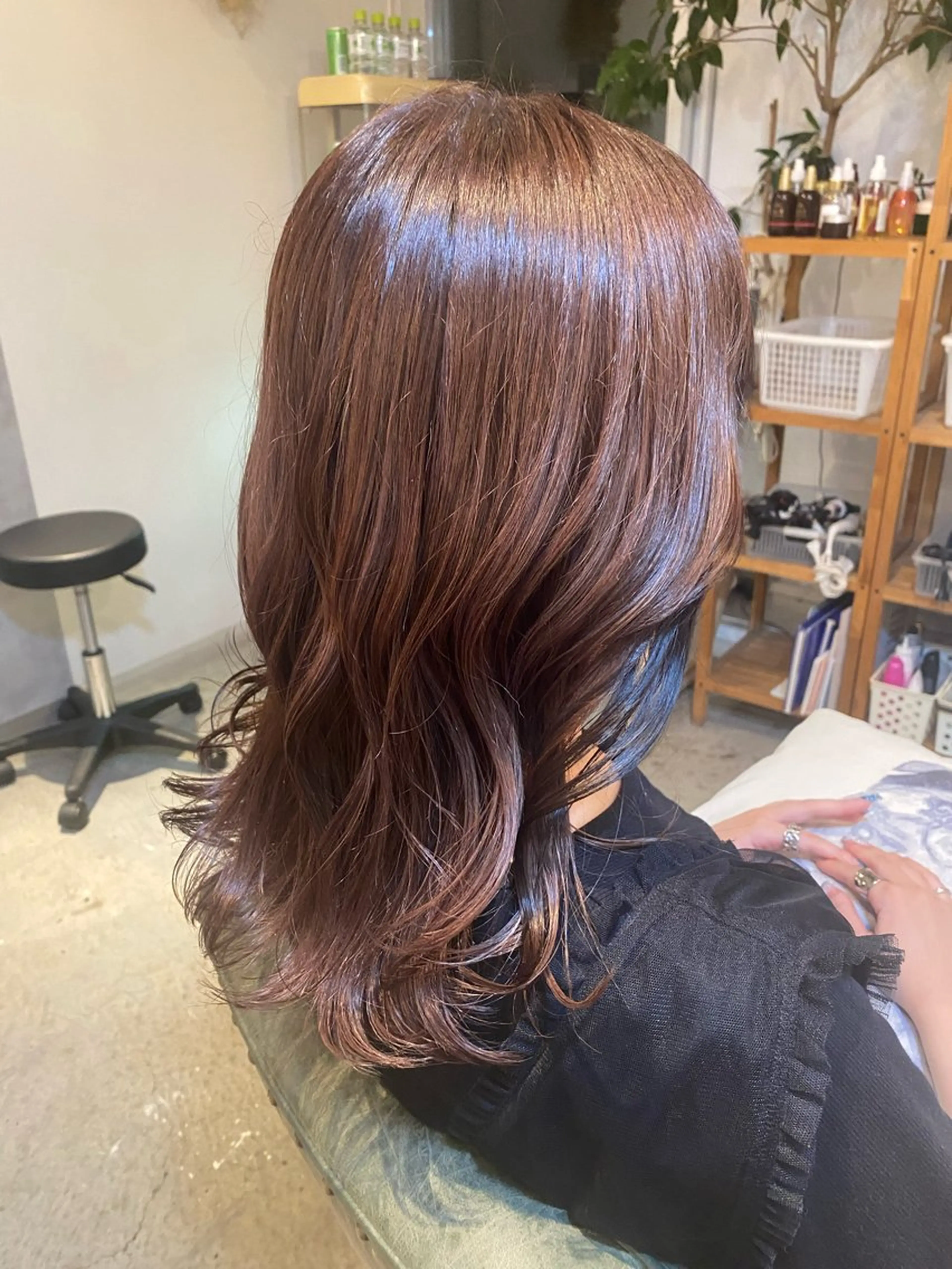 ミディアム 🎀暖色カラー／ボブ 🎀MOMONAのヘアスタイル