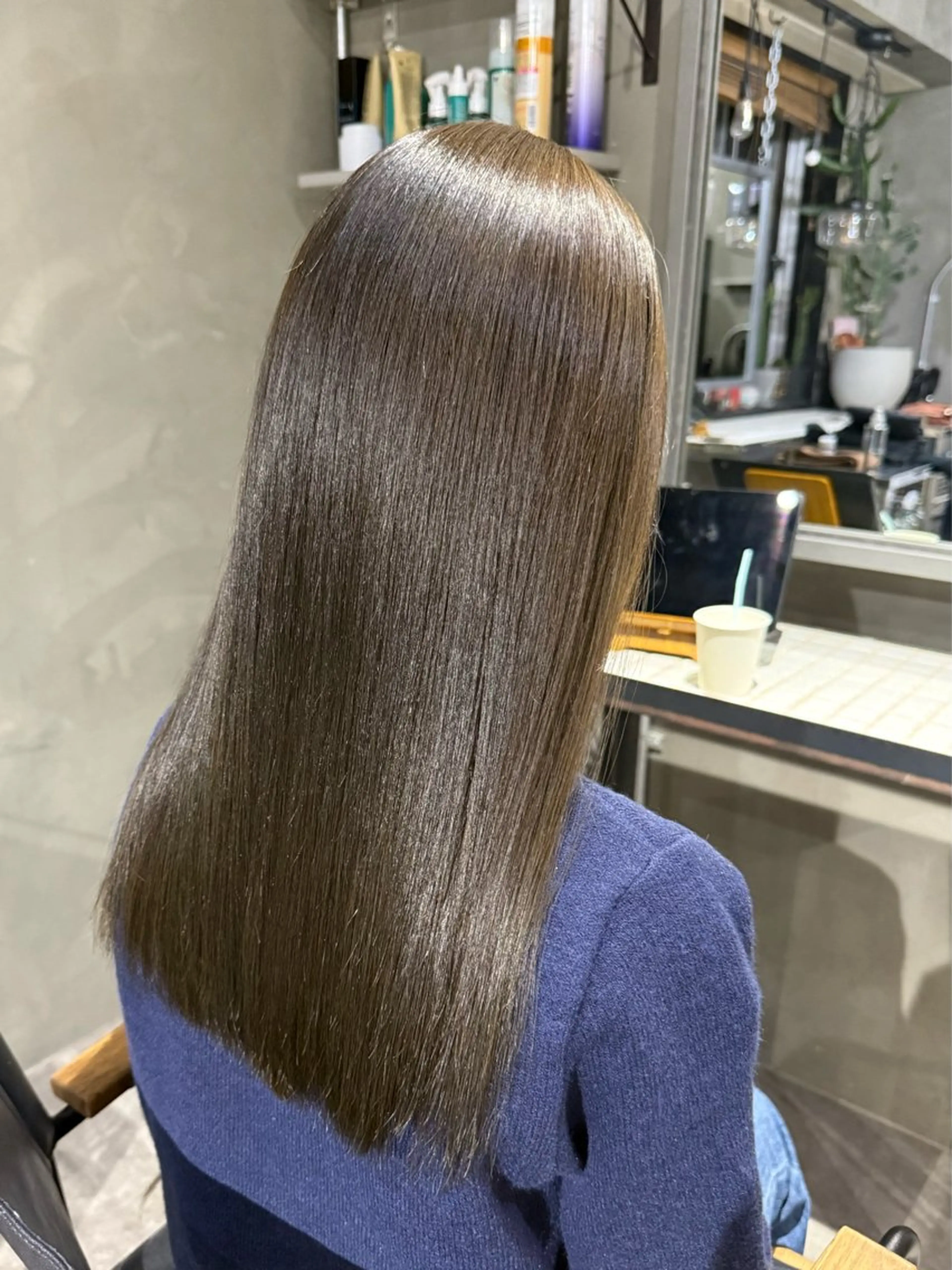 ロング カラー ブリーチ 髪質改善 トリートメント カット ヘアカラー トリートメント LeAng所属・佐伯 桃のヘアスタイル