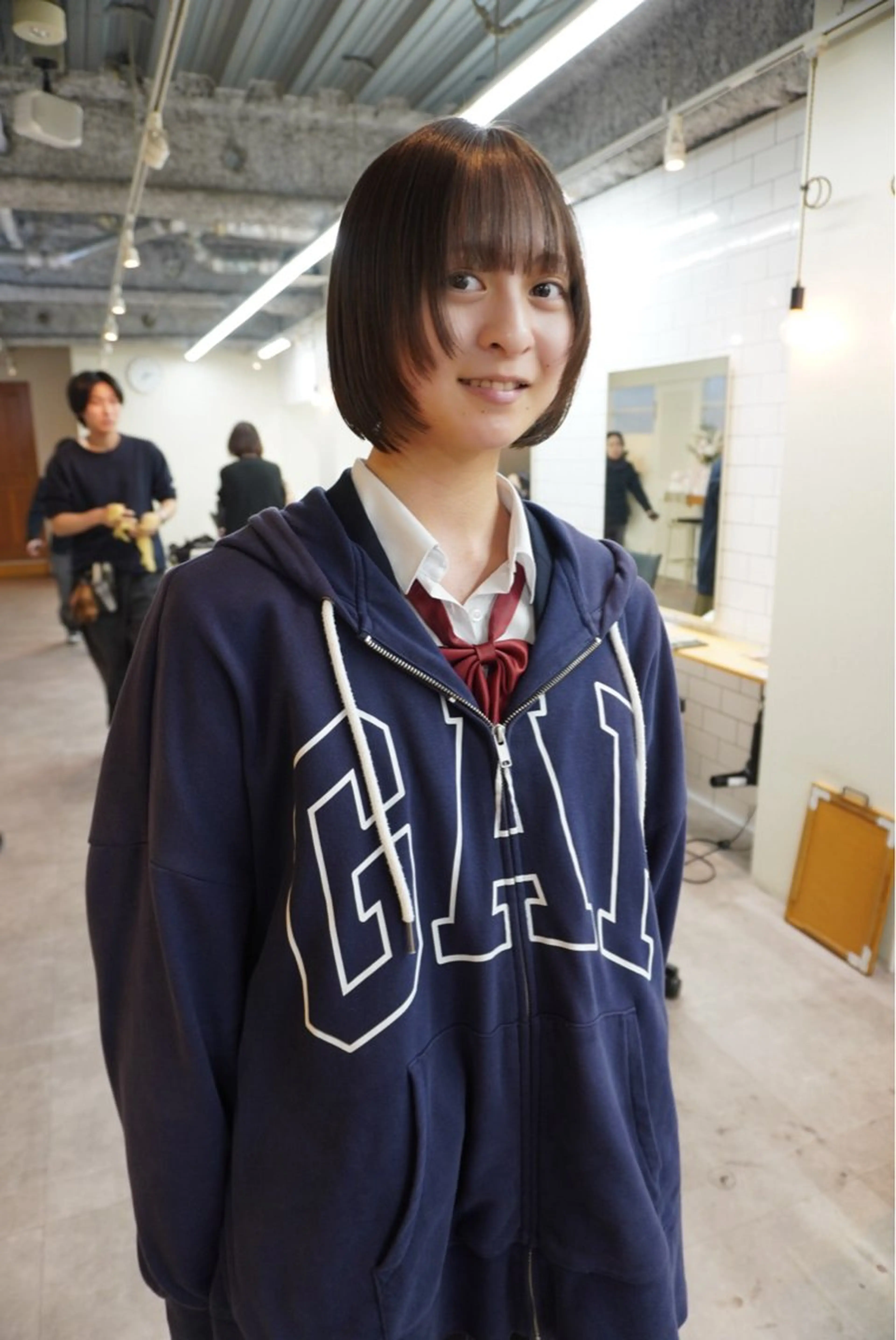 ショート カラー レイヤーカット カット benji仙台所属・KOKI/ ボブ/ パーマ/透明感カラーのヘアスタイル