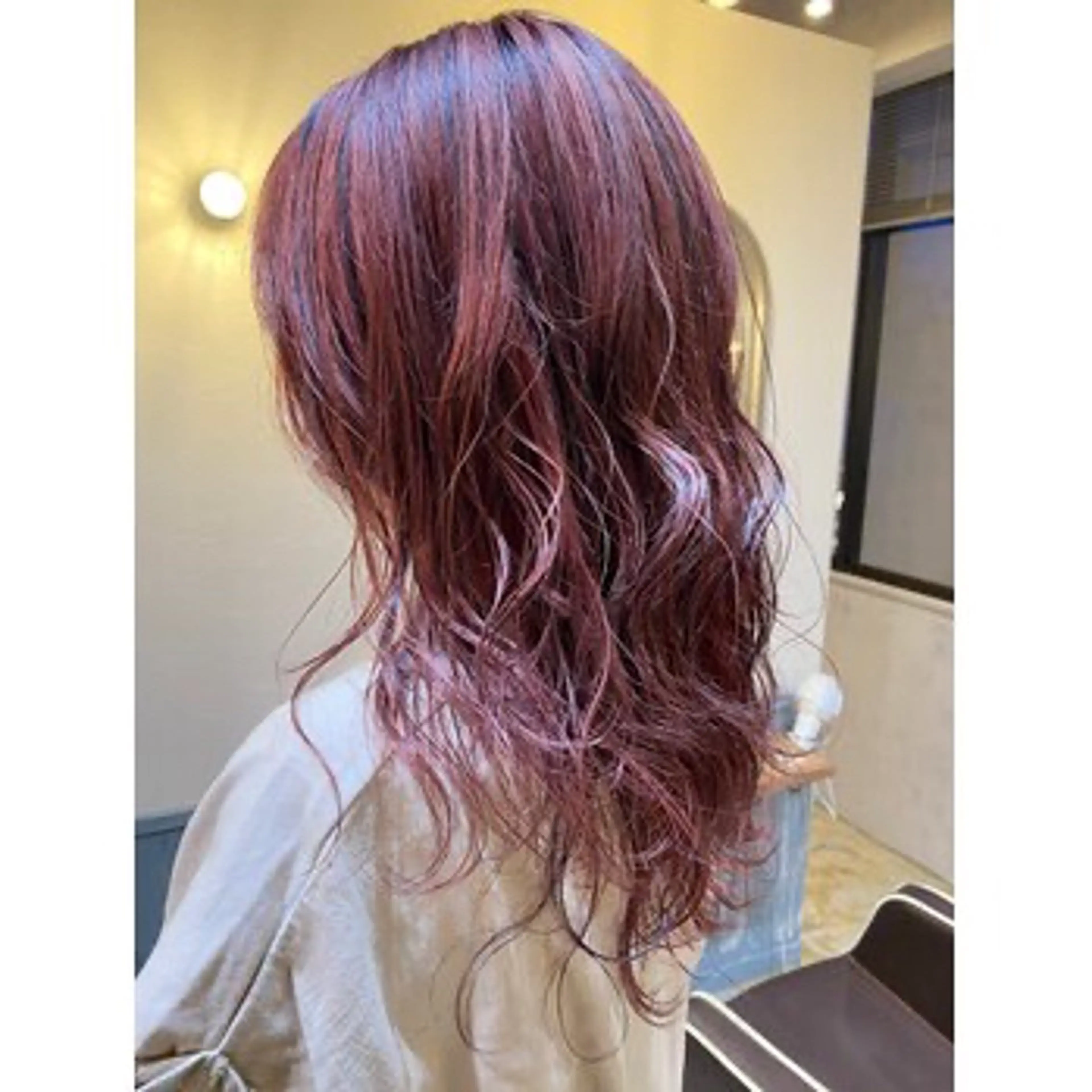 ロング ハイライト スタイリスト まことのヘアスタイル