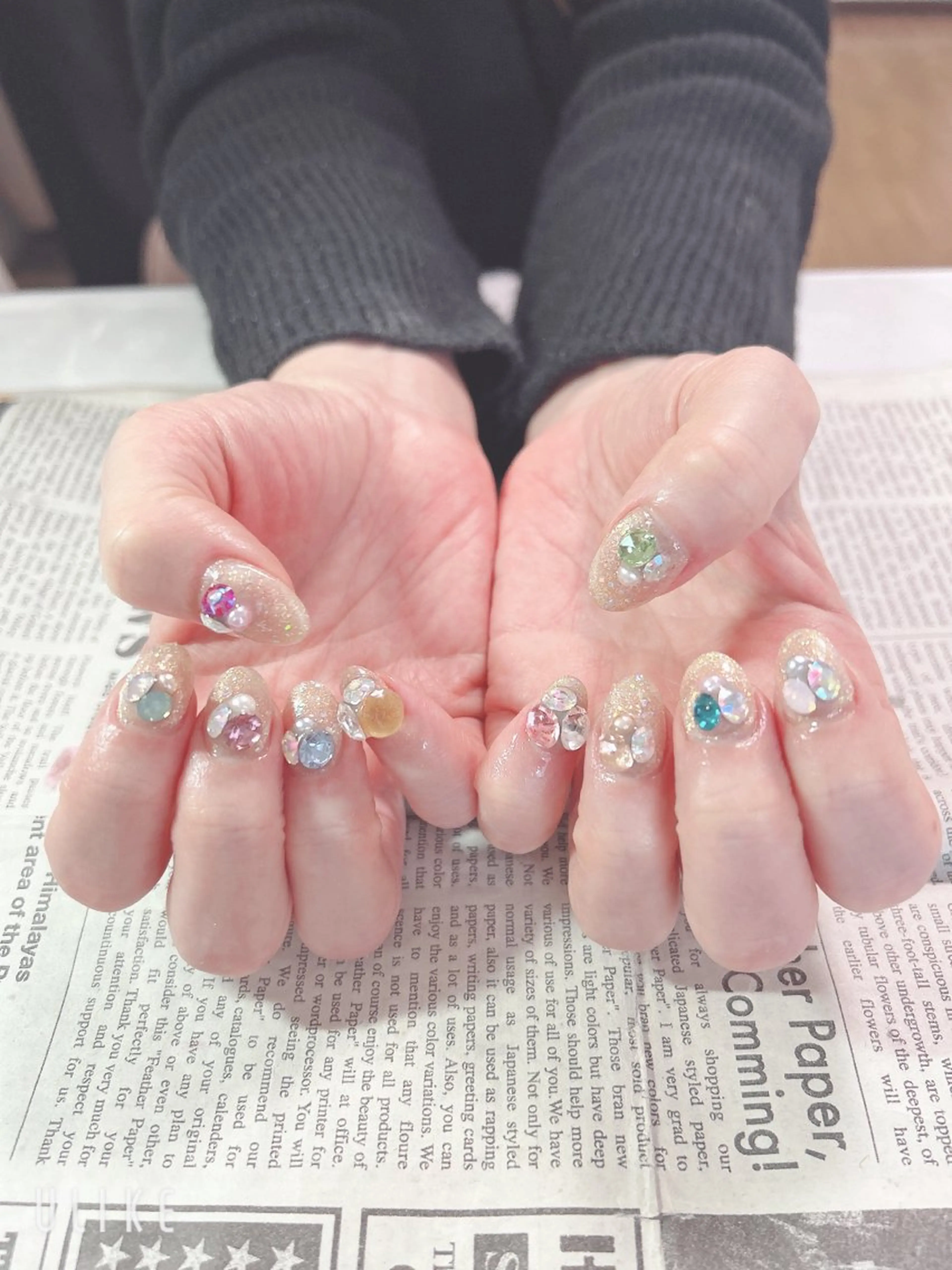 ネイル ハンドネイル ハンドケア 森山 舞のネイルデザイン