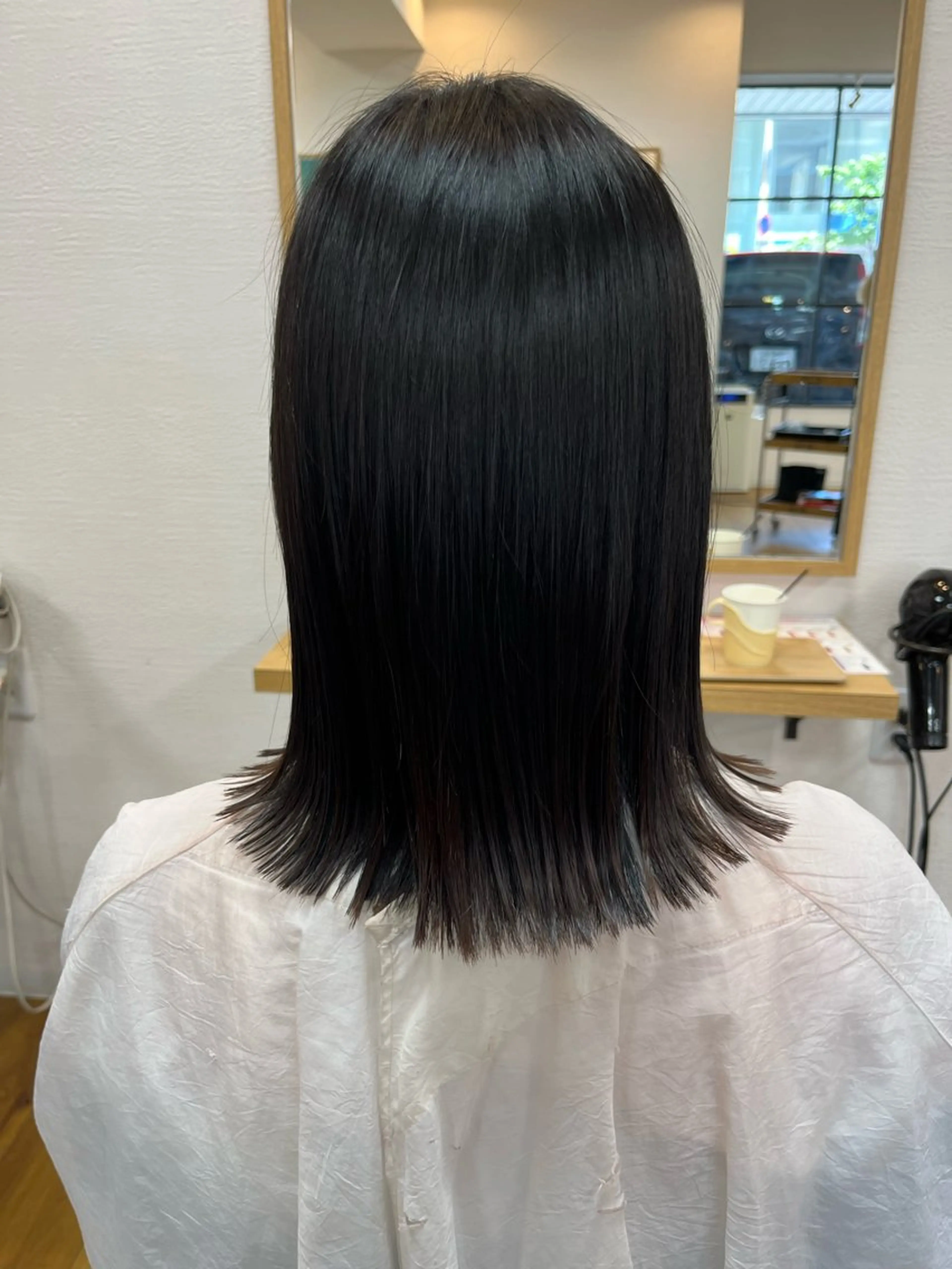 ミディアム 縮毛矯正 MOLLA SALON鳳店所属・泉 綾乃モーラ[鳳店]のヘアスタイル