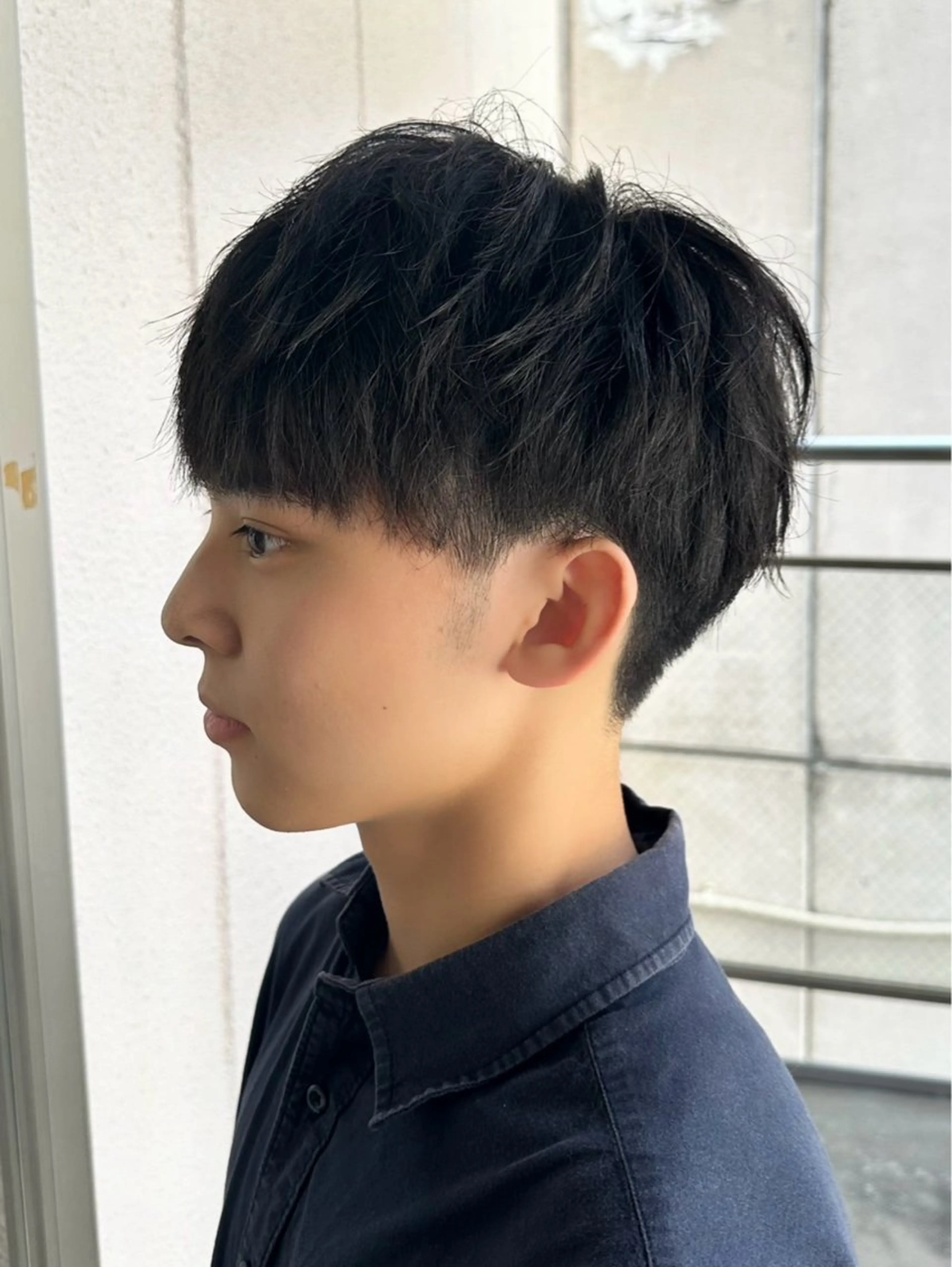 ショート メンズ マッシュ メンズパーマ 小嵩 峻平のヘアスタイル