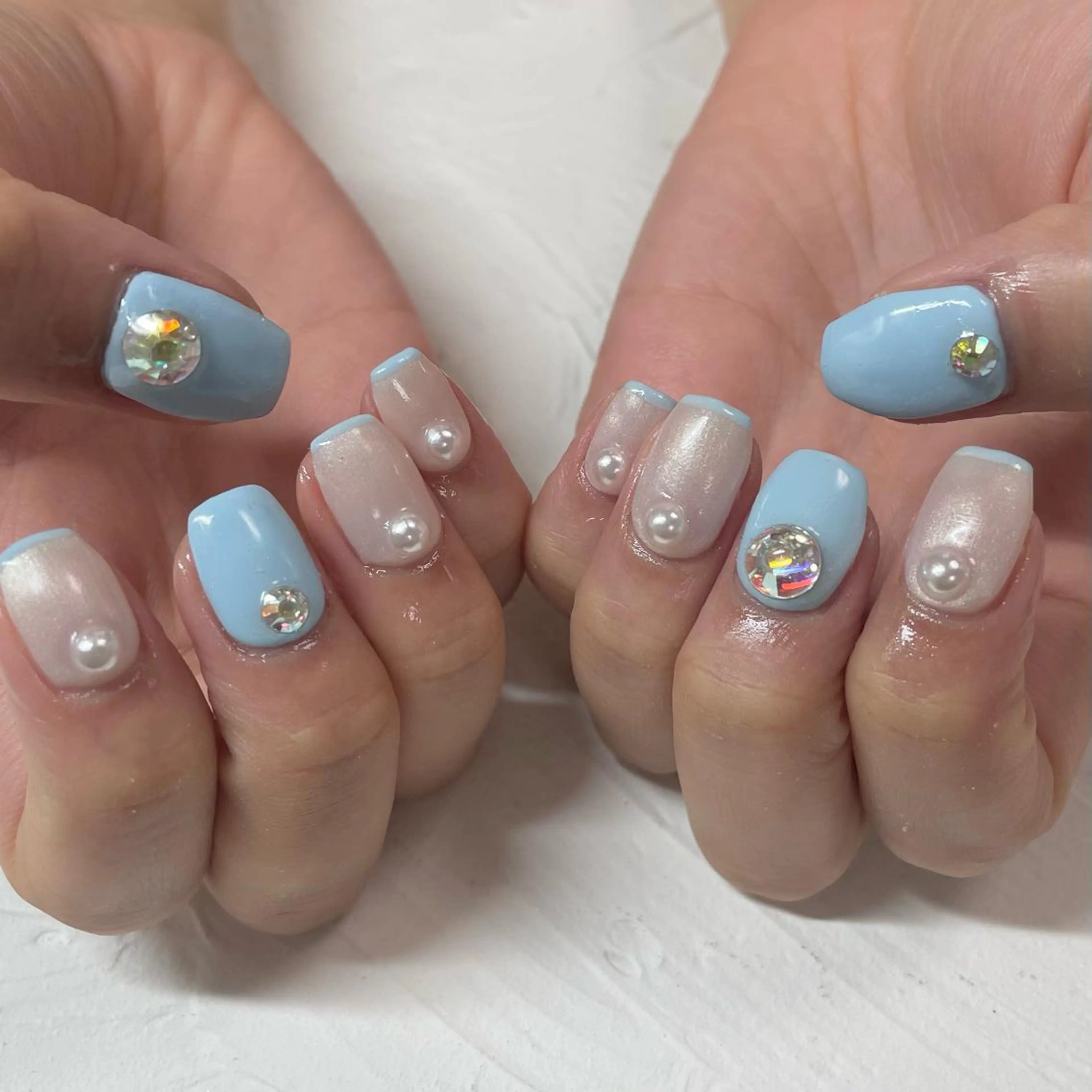 ネイル フレンチネイル 🔷ﾐﾅﾐﾈｲﾙ🔷 やり放題ネイル渋谷2のネイルデザイン