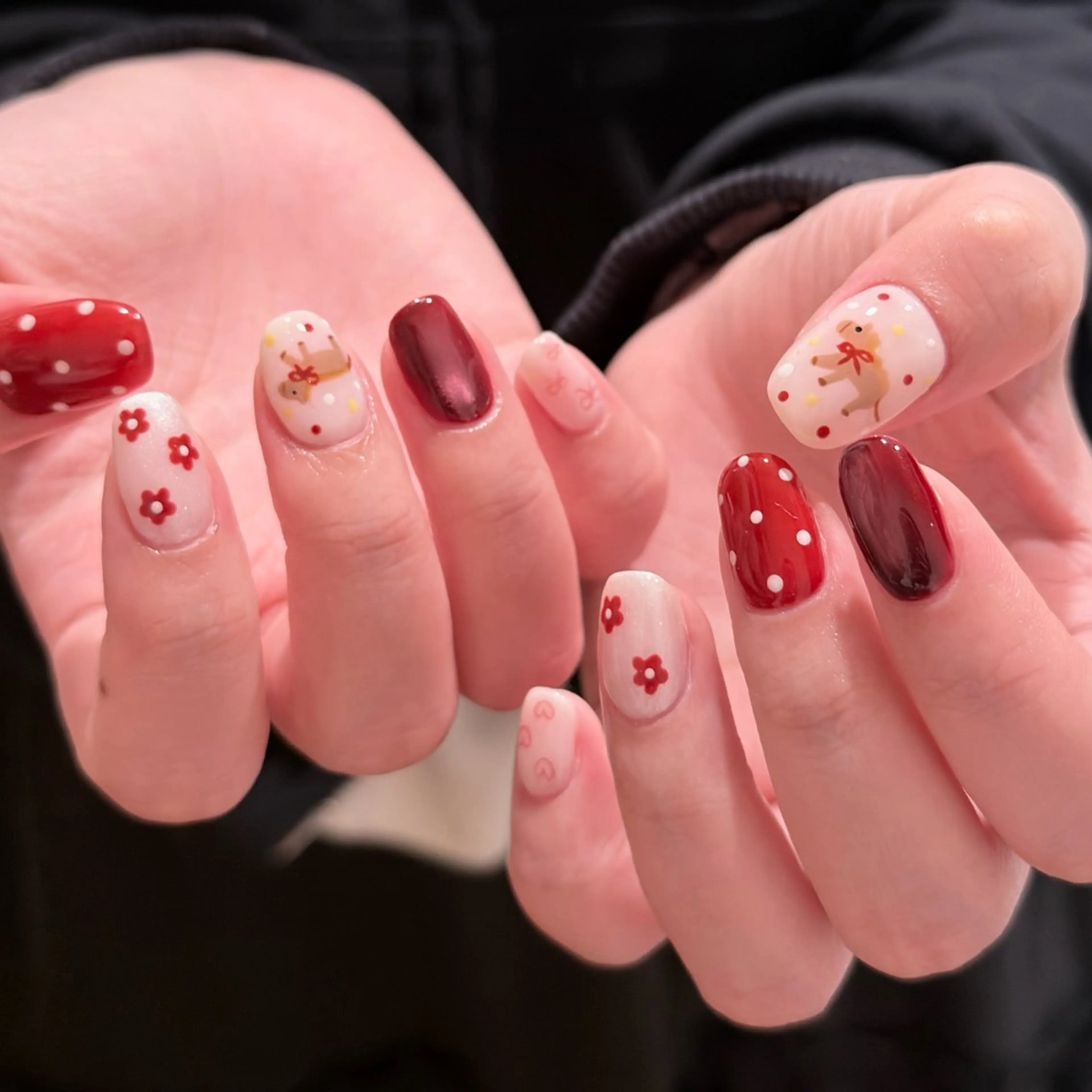 ネイル ハンドネイル 🎀 Hiyubi._.nail 🫧所属・🎀フェイ フェイ🫧💗のネイルデザイン