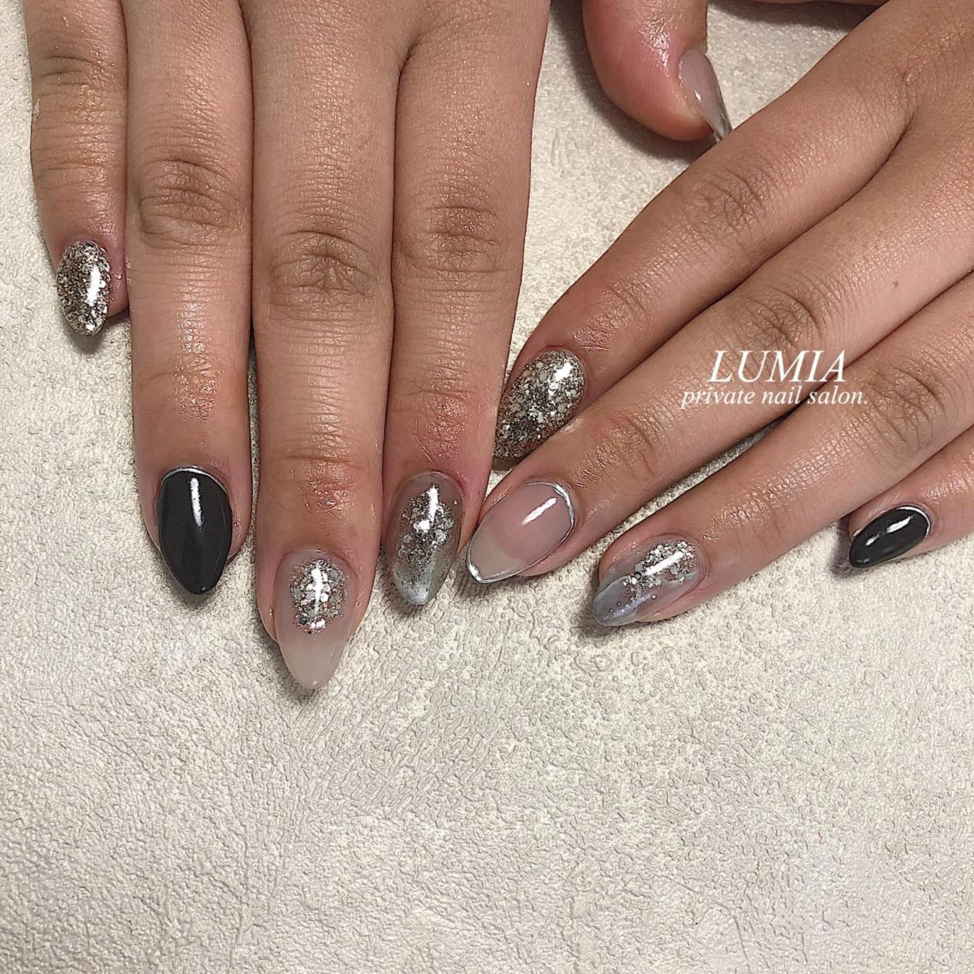 ネイル nail&eyelash Rine所属・Rine 放出 (リネ)のネイルデザイン