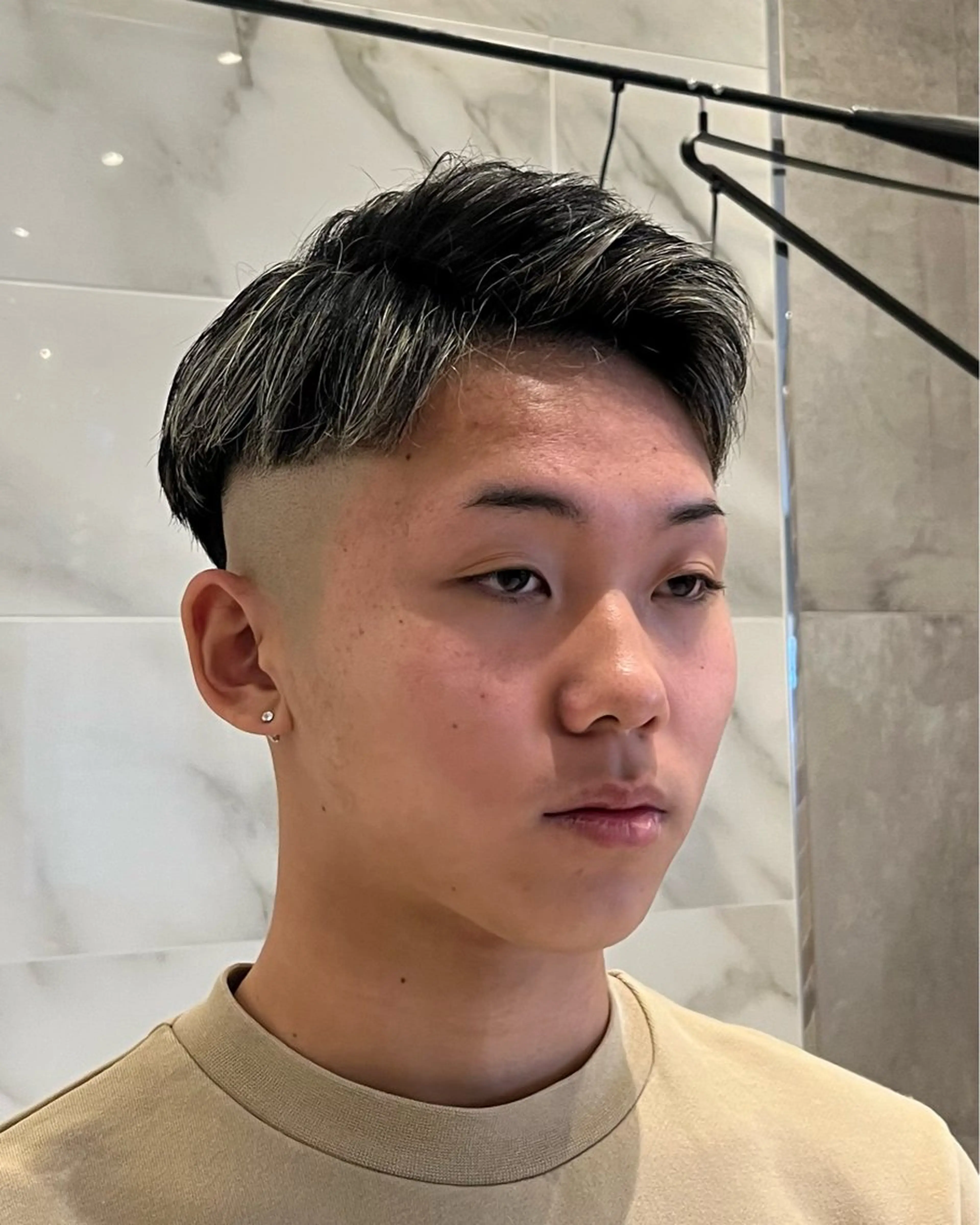 メンズ フェードカット メンズハイライト バーバーミキ塚本店所属・塚本/バーバー/ メンズサロン/さののヘアスタイル