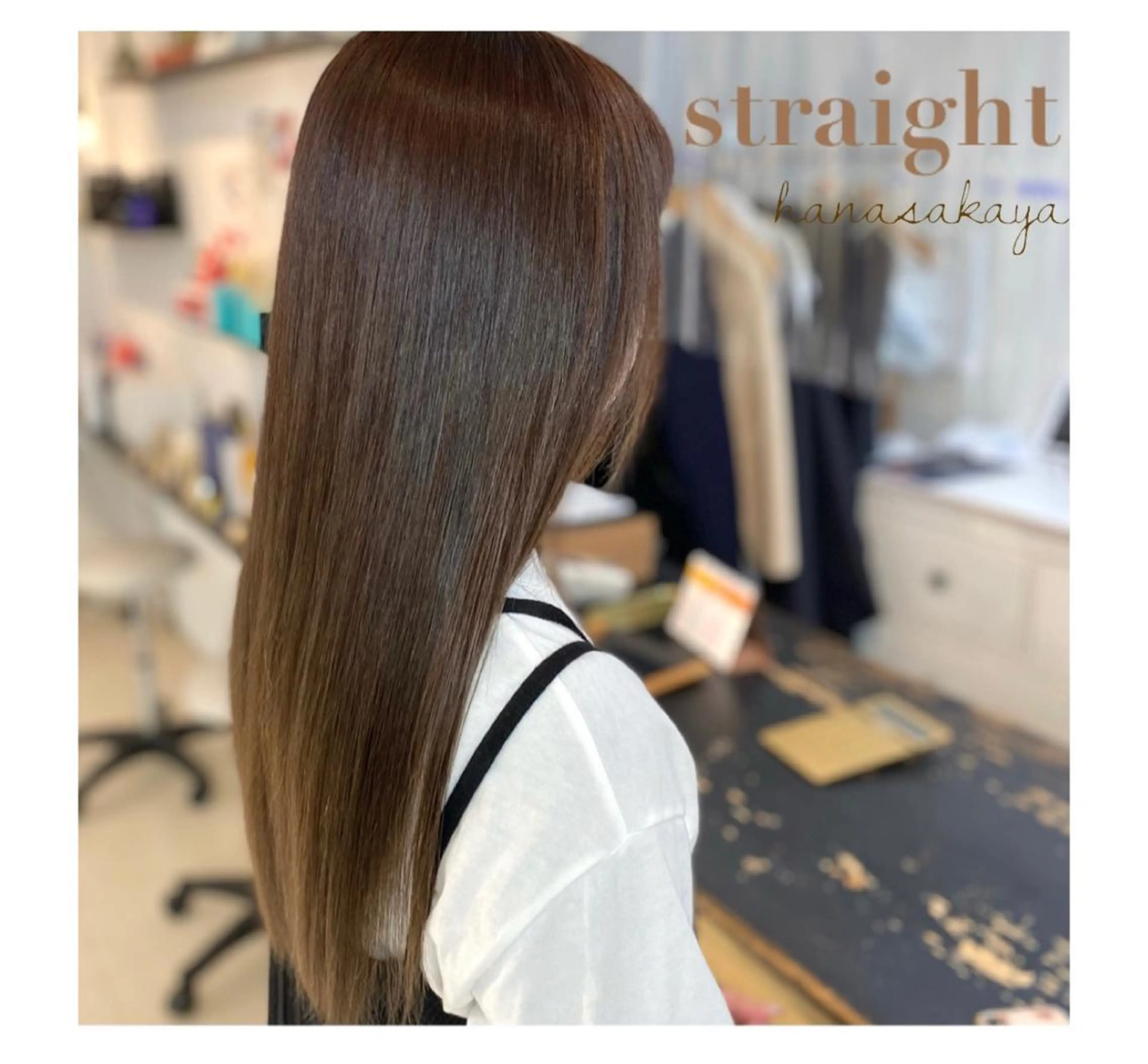 ロング カット 縮毛矯正 トリートメント 平田 健一のヘアスタイル