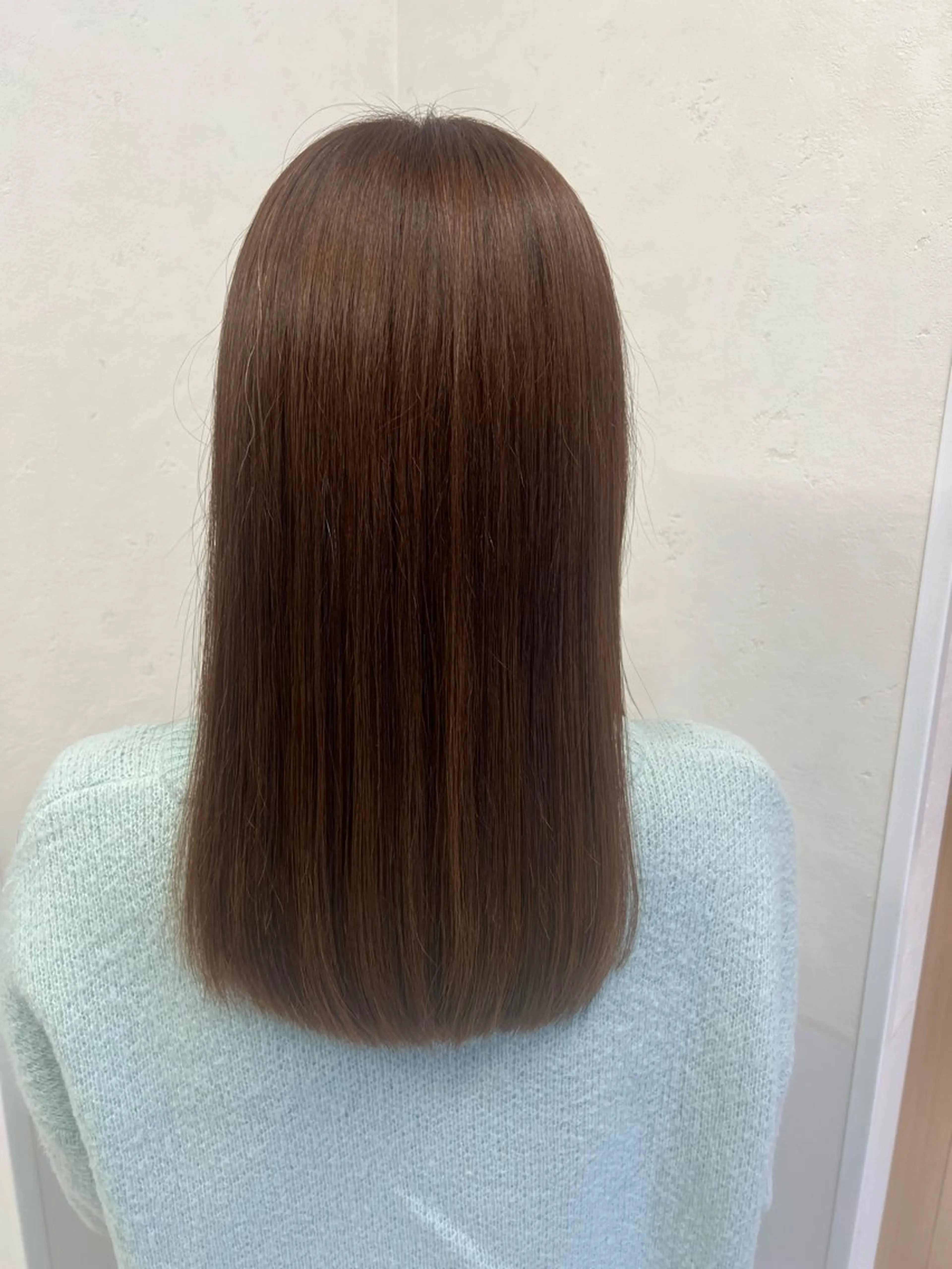 セミロング カラー カット ヘアカラー トリートメント ボブ/透明感カラー /さちかのヘアスタイル