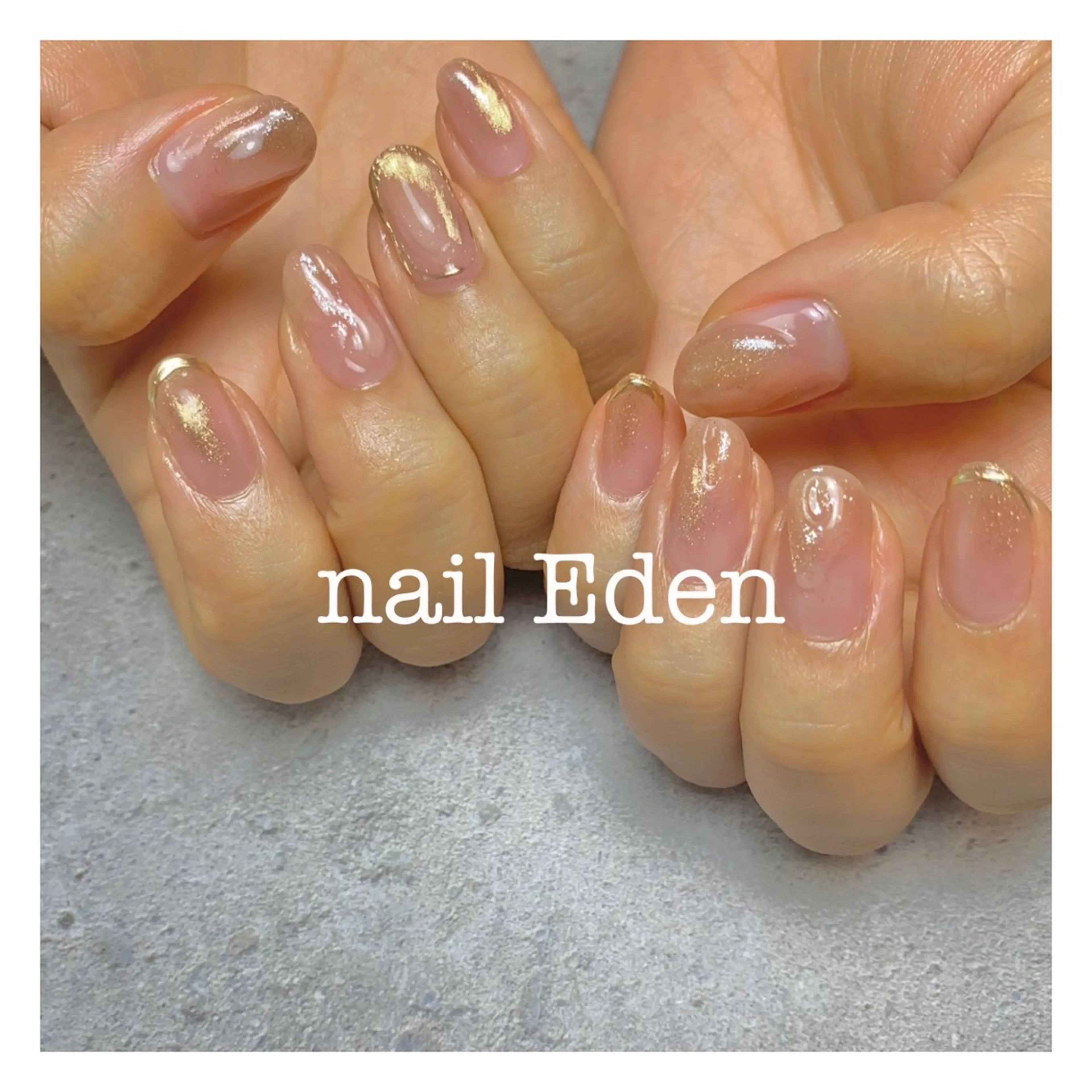 ネイル 持ち込み ハンドネイル ハンドケア Eden　private nail saron所属・Eden ♾️のネイルデザイン