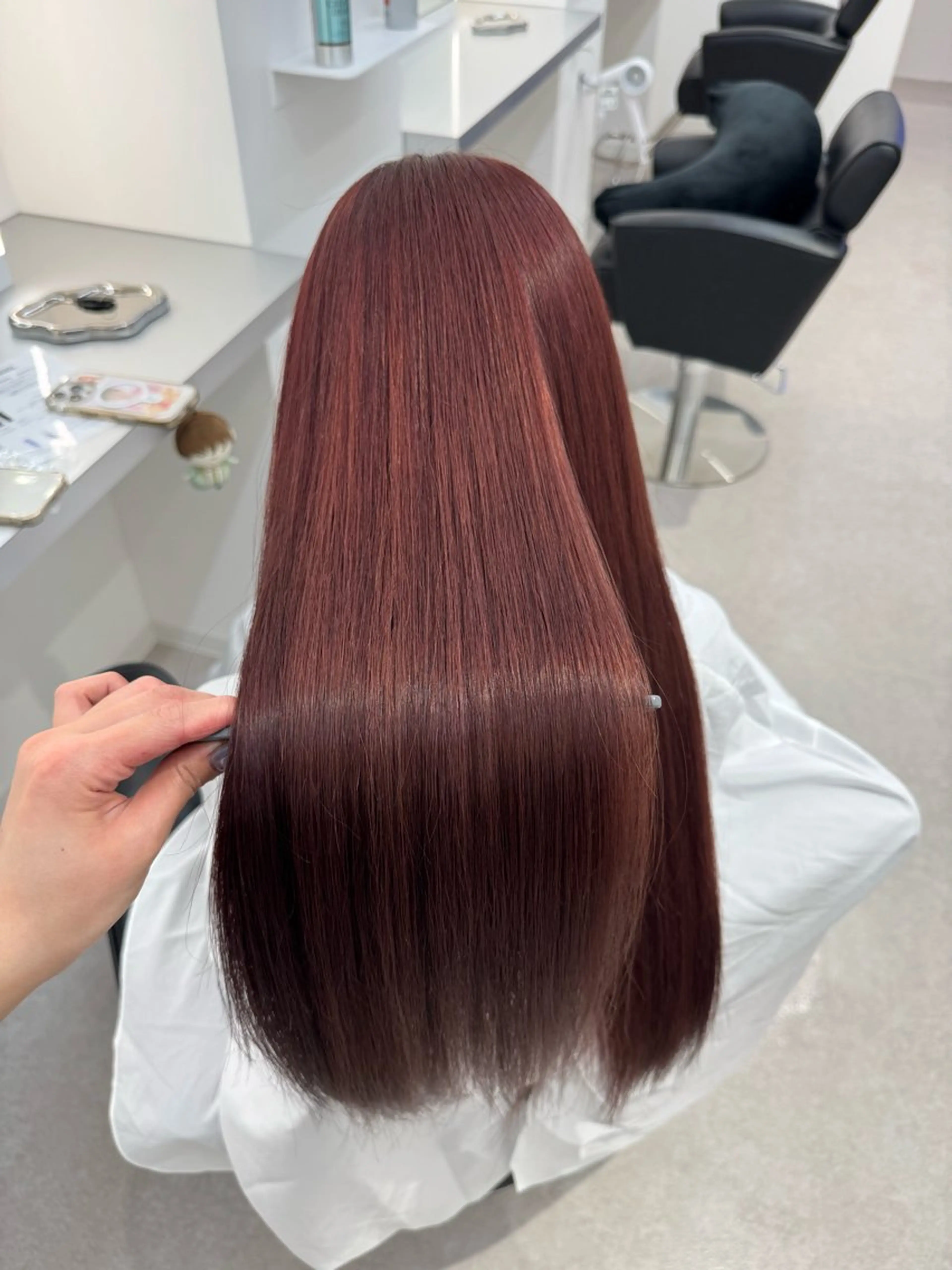 ロング カラー ヘアカラー トリートメント ブリーチ/艶カラー 💎koharu💎のヘアスタイル