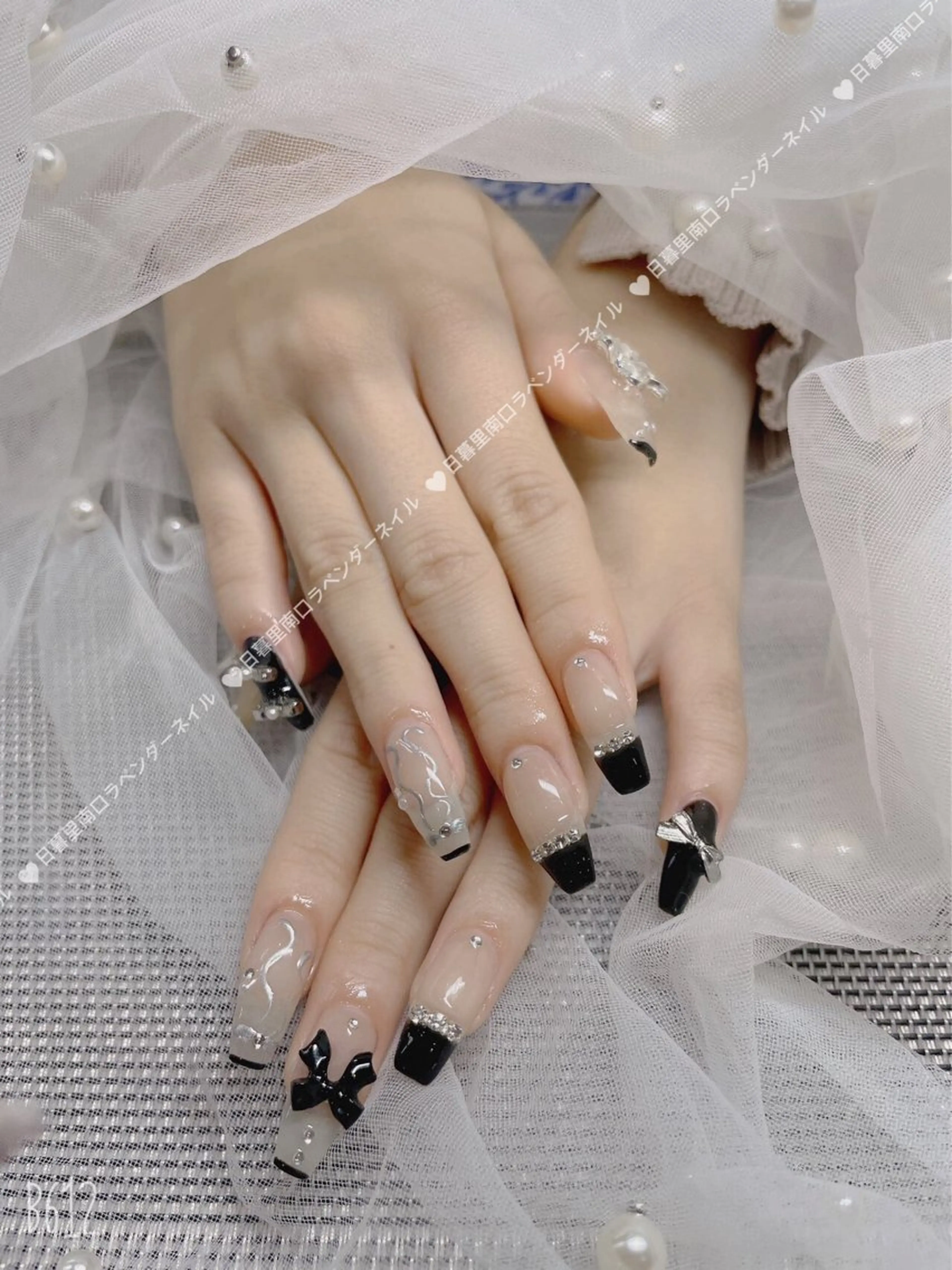 ネイル ラベンダー💖日暮里 ルル💖ネイルのネイルデザイン