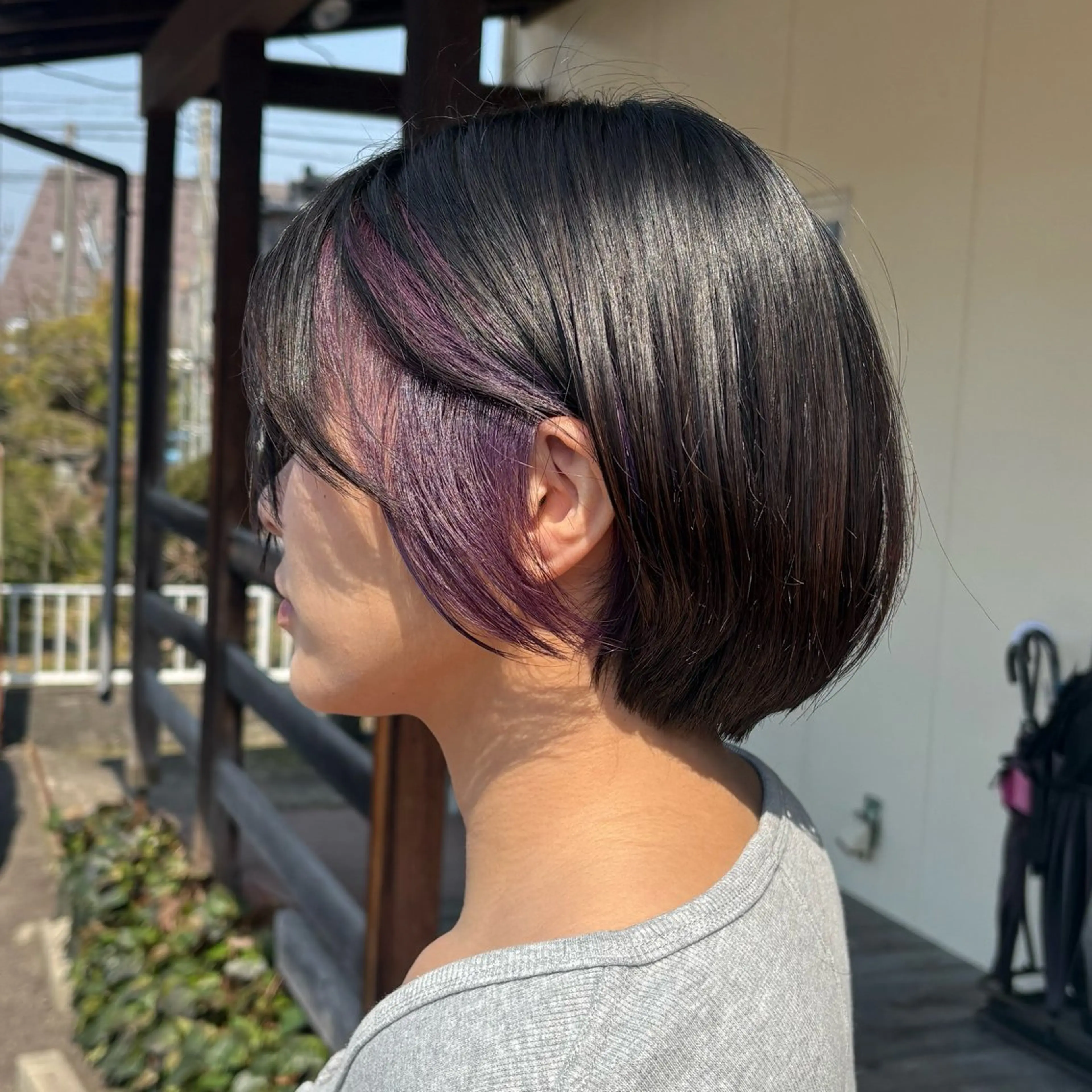 ショート カラー ヘアカラー ゆい/メンズカット /レイヤーカットのヘアスタイル