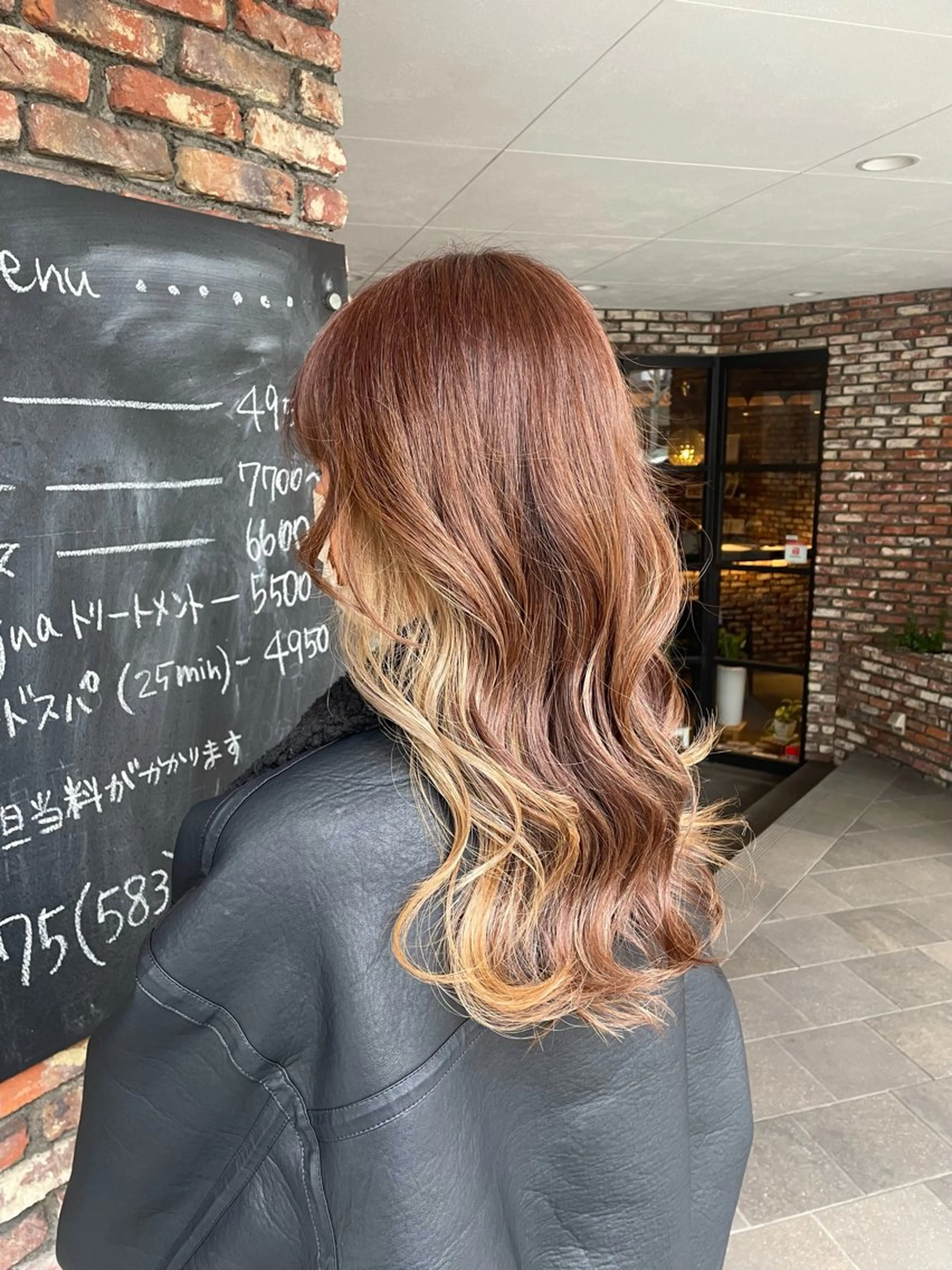 ロング ロングレイヤー レイヤーカット ロング ショート 顔周りレイヤー/マオのヘアスタイル