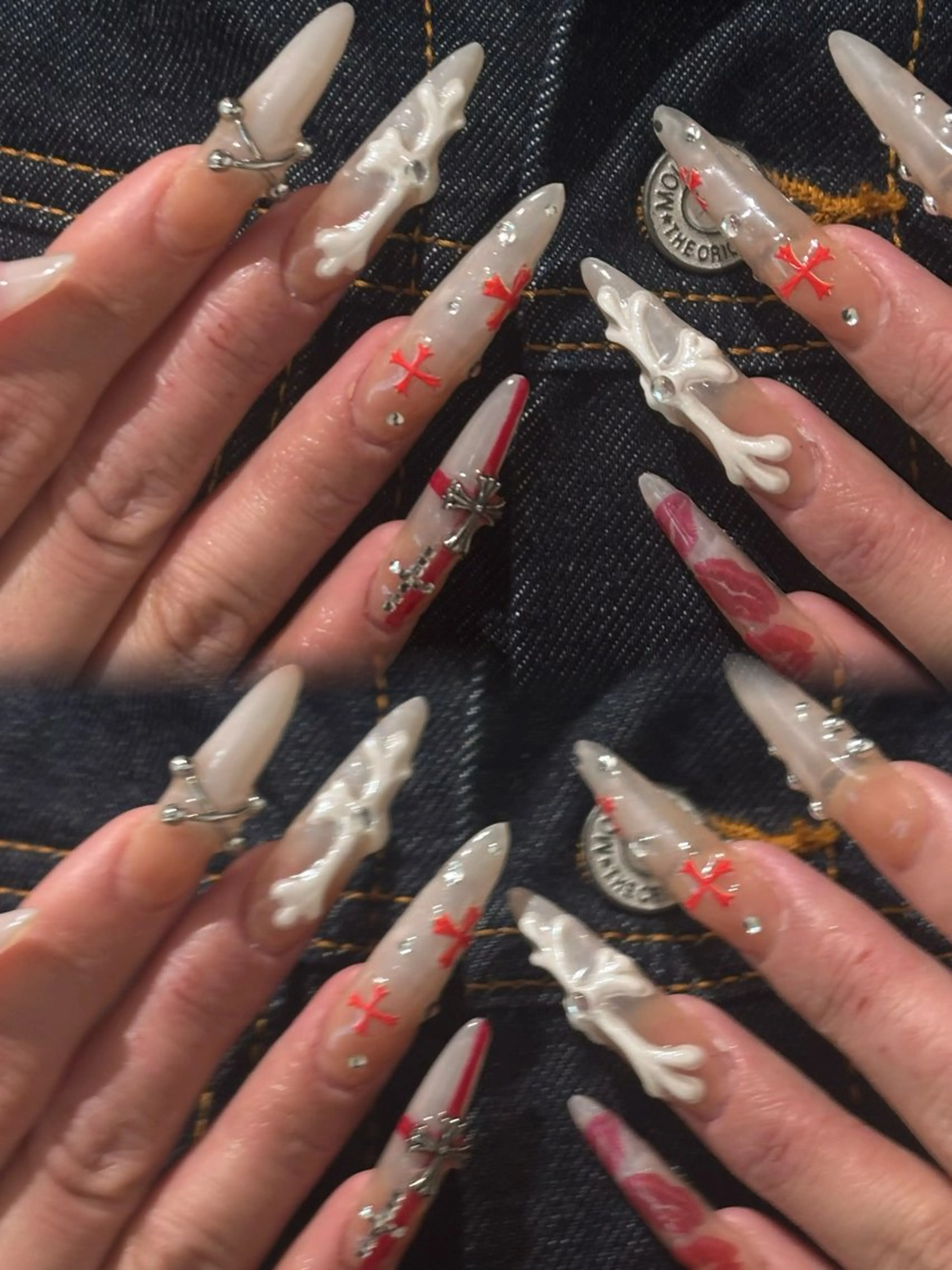 ネイル ハンドネイル 🐬Cxxu° Nail✝️のネイルデザイン