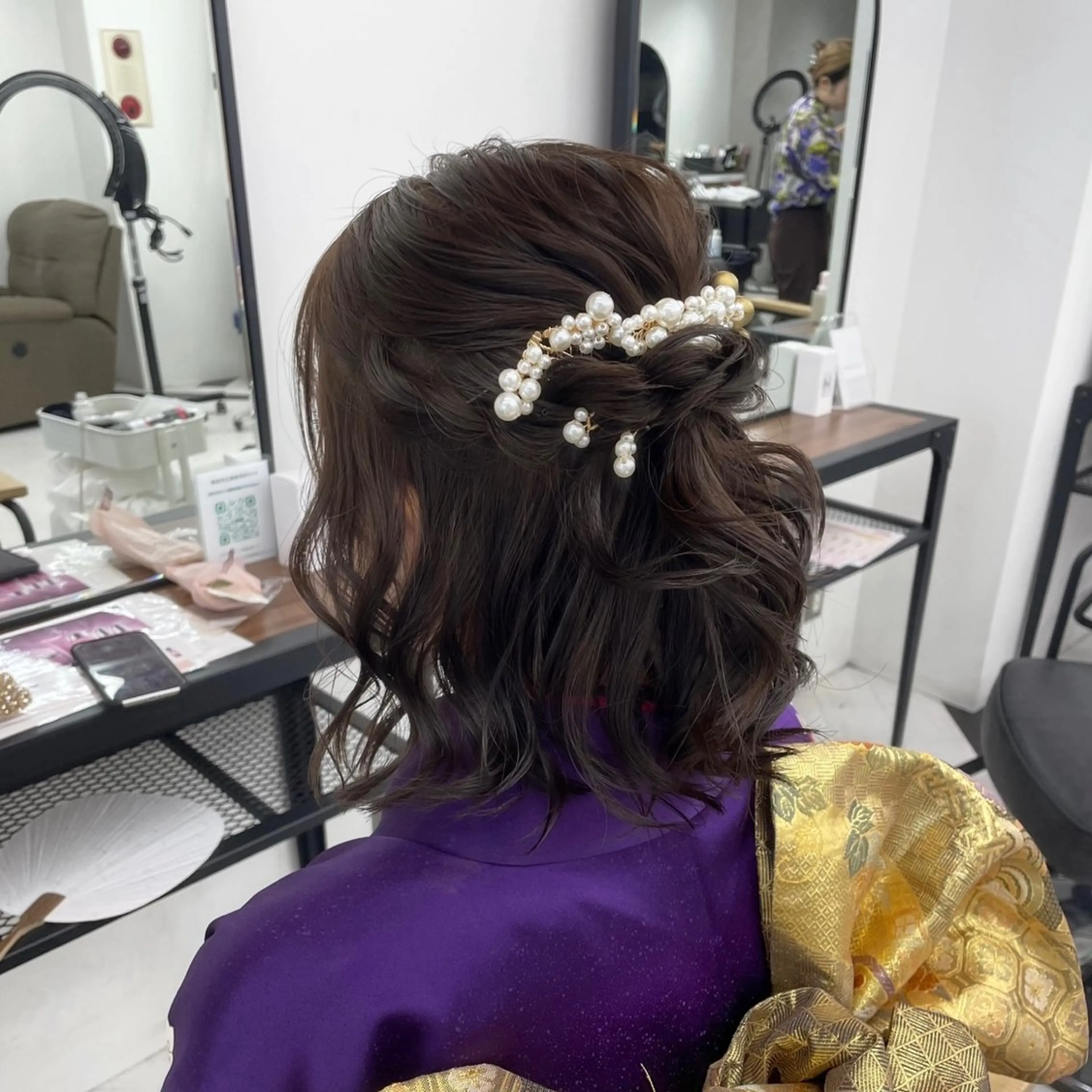 セミロング カラー パーマ ヘアアレンジ メンズ mona/ ストレートスタイル✨のヘアスタイル