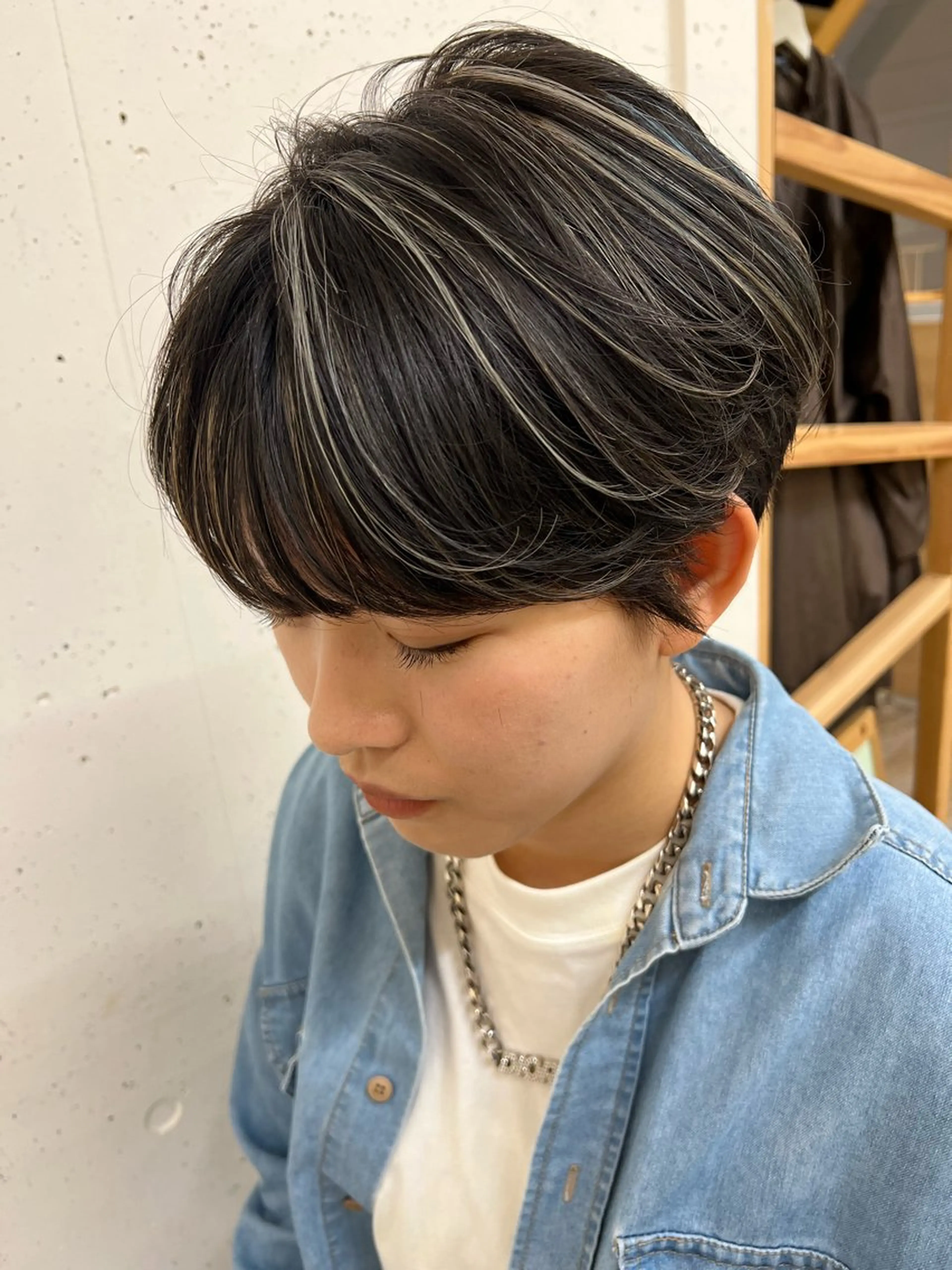 カラー 高難易度縮毛矯正　春日井　Soea(ソイア)所属・多久間 喬介のヘアスタイル