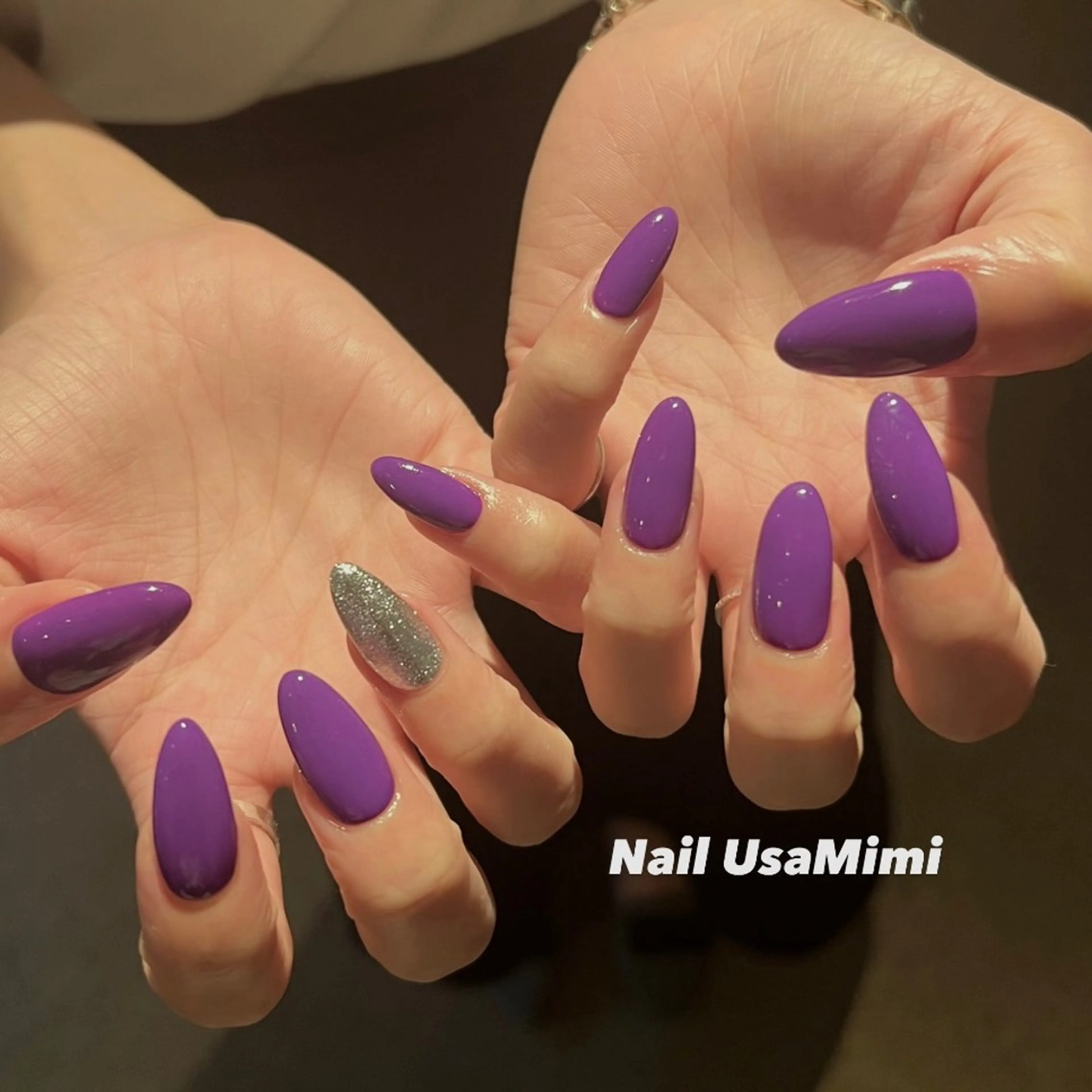 ネイル フットネイル ジェルネイル マグネットネイル 持ち込み ニュアンスネイル 本町ネイルNail UsaMimiのネイルデザイン