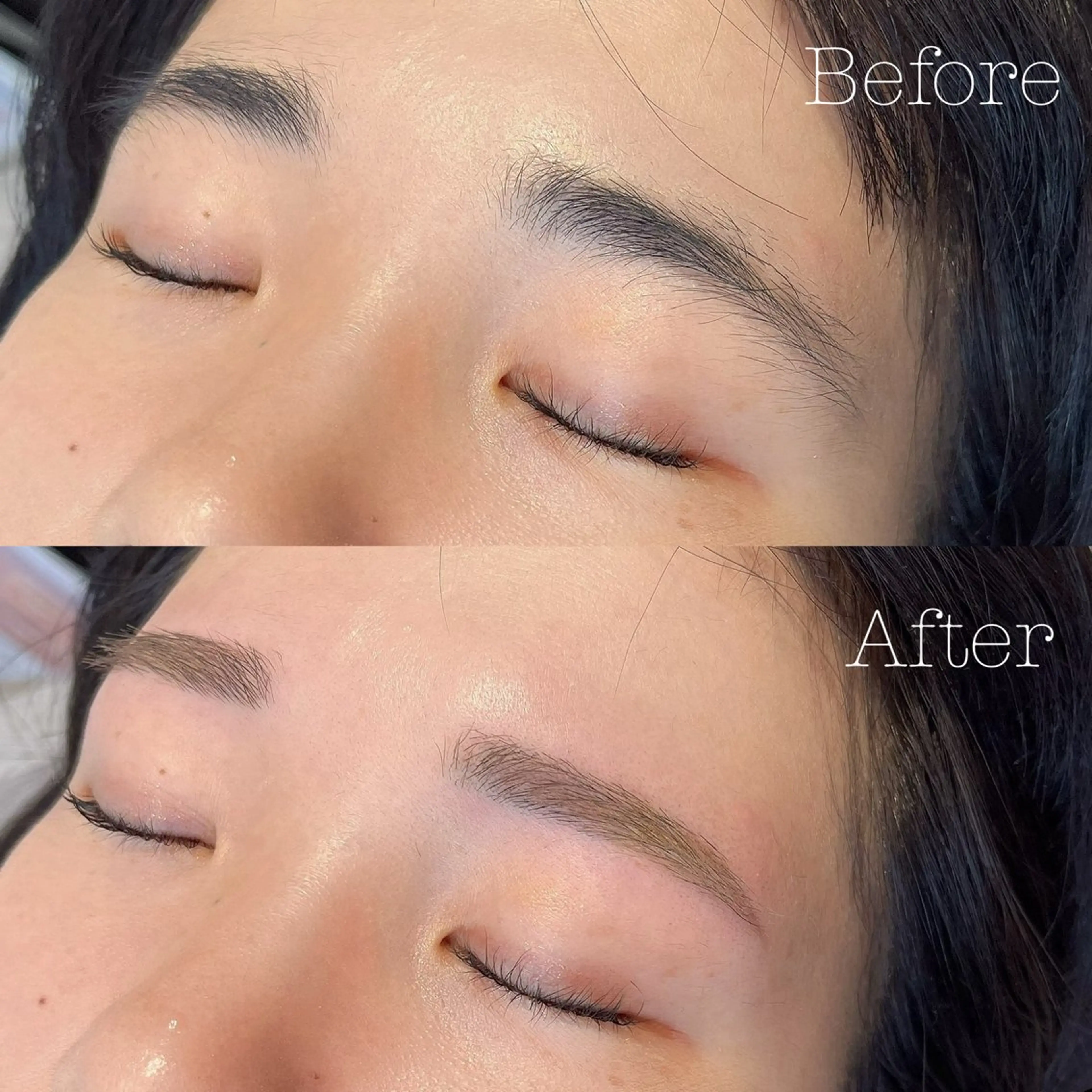 【撮影モデル様20代、30代限定】美眉アイブロウWAX＋間引き（毛量調整）＋メイク◆通常¥5,400の写真