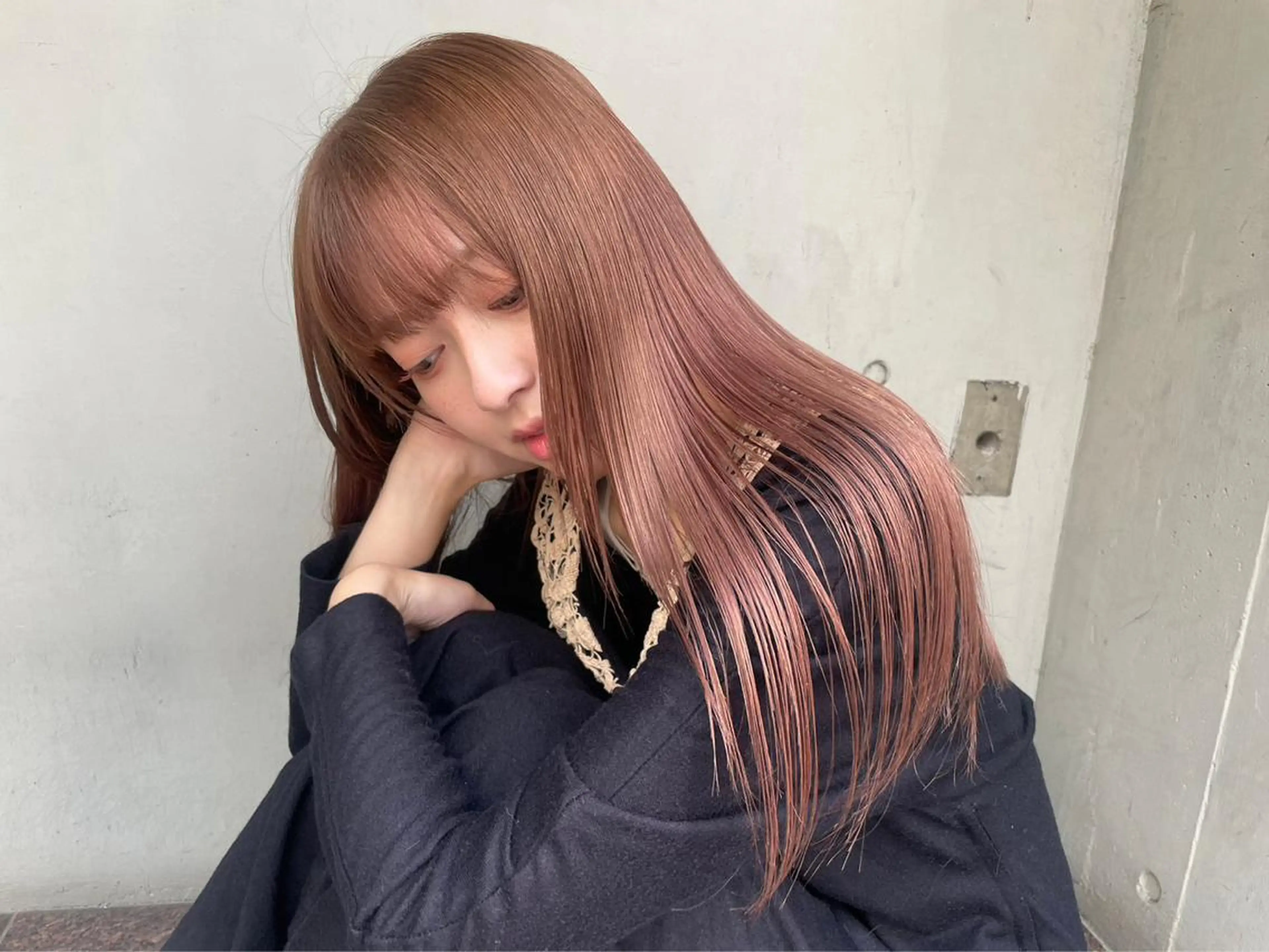 ロング カラー カット ヘアカラー トリートメント miel hair 新宿店 【ミエル ヘアー】所属・新宿西口から徒歩5分 石橋卓典のヘアスタイル